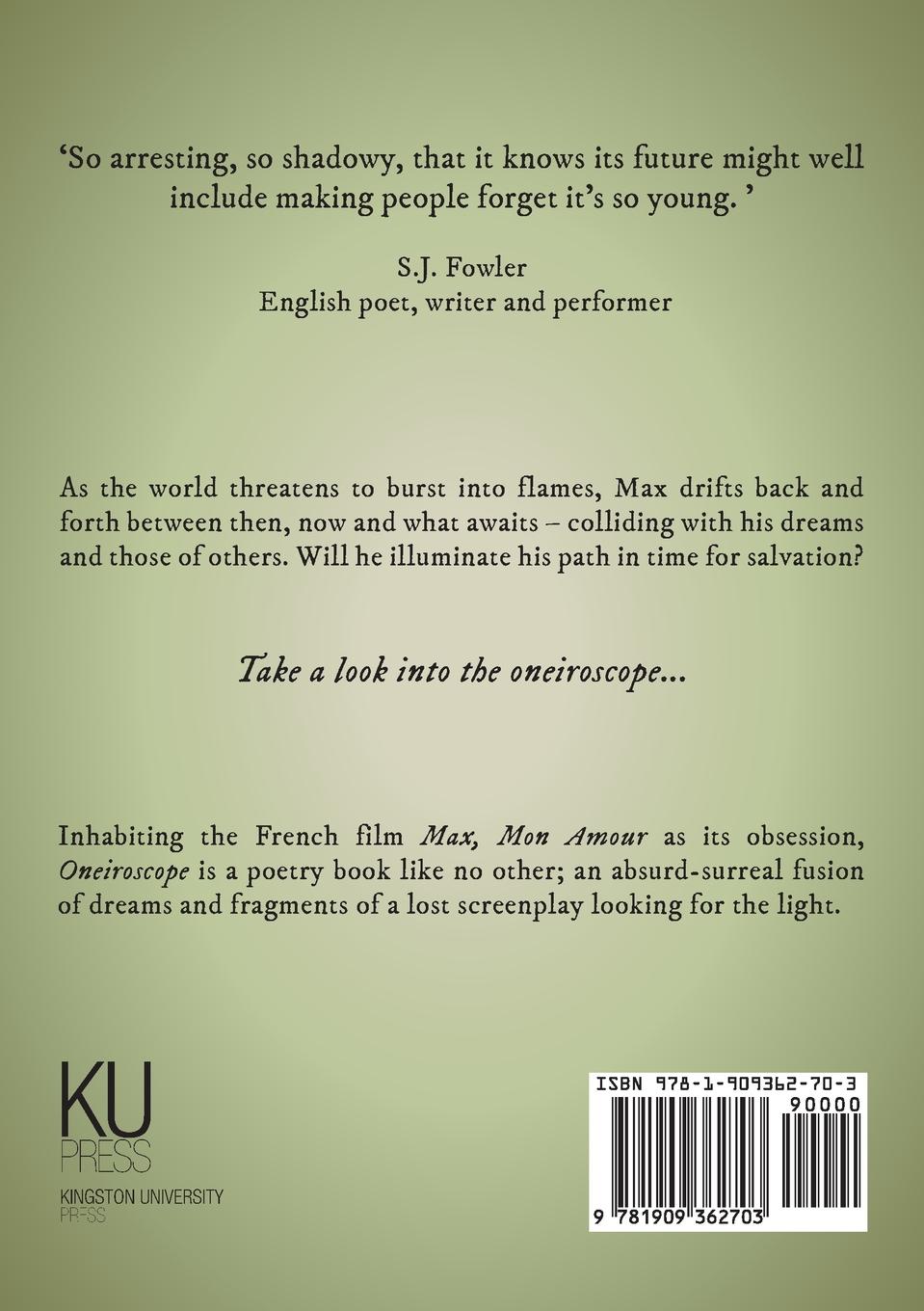 Rückseitencover Oneiroscope