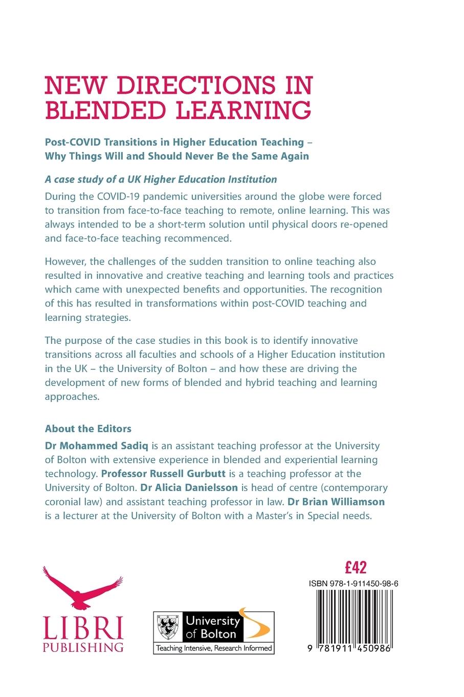 Rückseitencover New Directions in Blended Learning