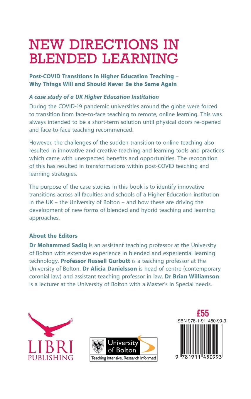 Rückseitencover New Directions in Blended Learning