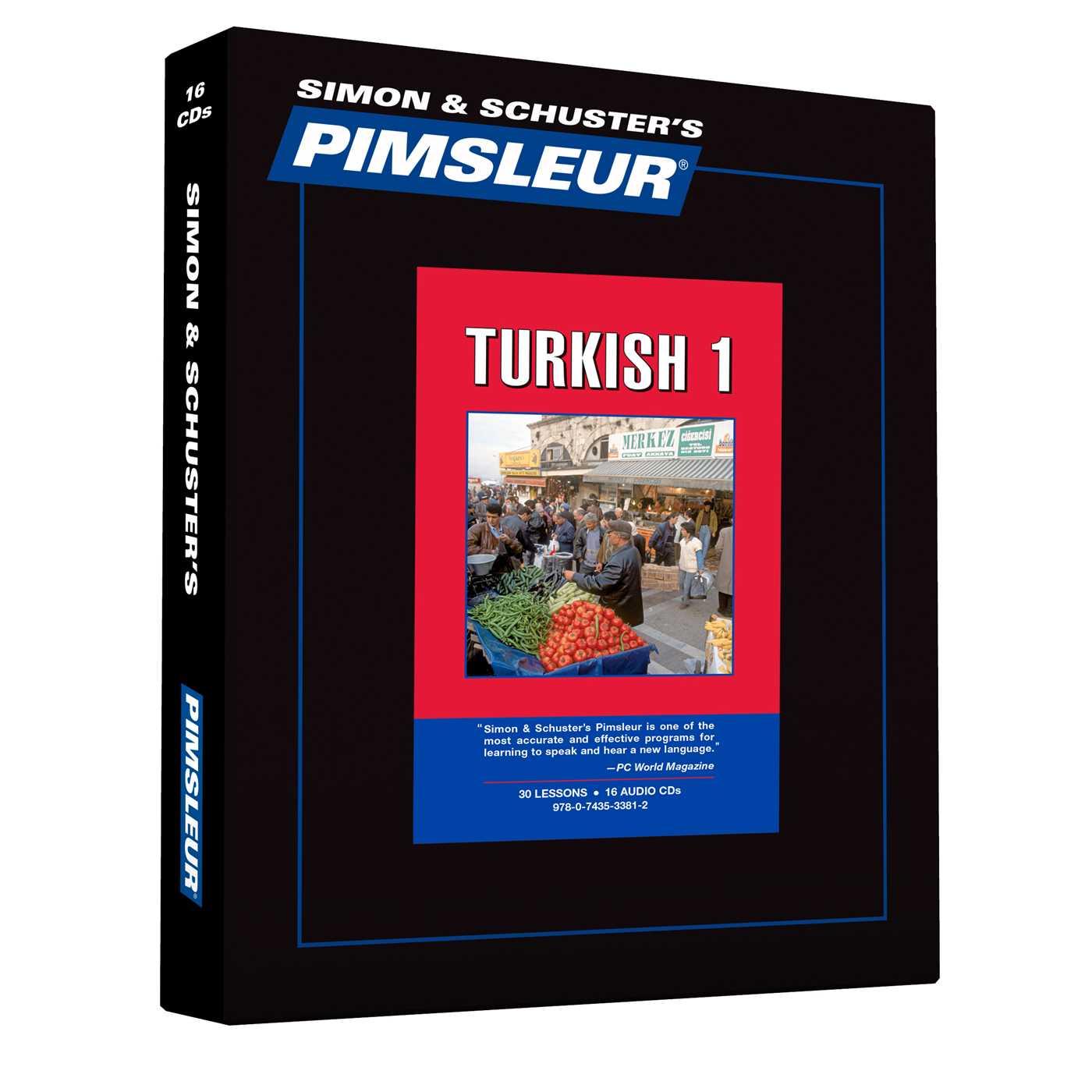 Vorderes Coverbild Pimsleur Turkish Level 1 CD: Learn to Speak and Understand Turkish with Pimsleur Language Programs