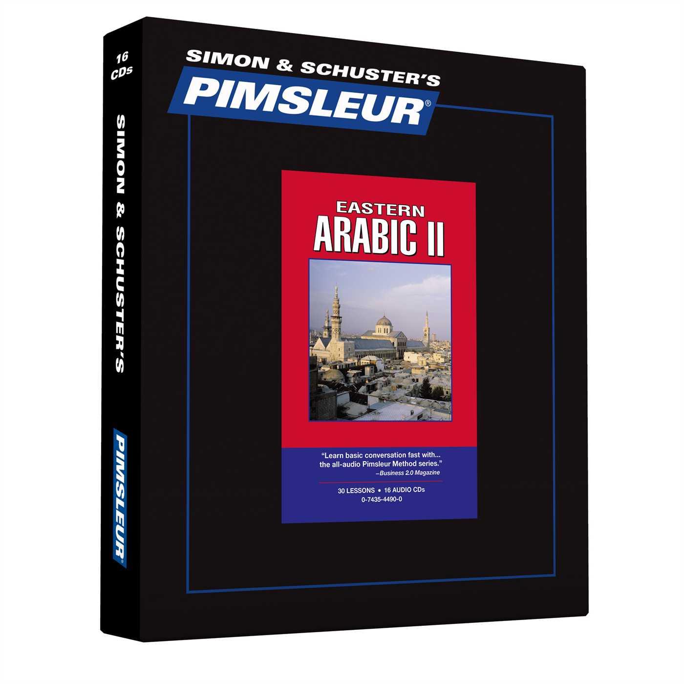 Vorderes Coverbild Pimsleur Arabic (Eastern) Level 2 CD, 2: Learn to Speak and Understand Eastern Arabic with Pimsleur Language Programs