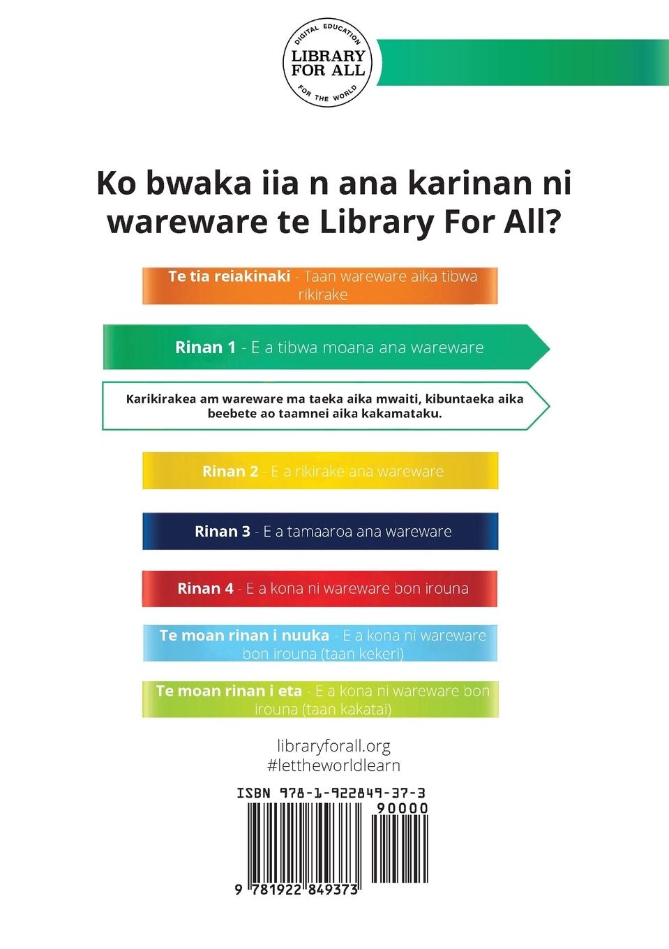 Rückseitencover Baby Animals - Maan aika a Uareereke (Te Kiribati)