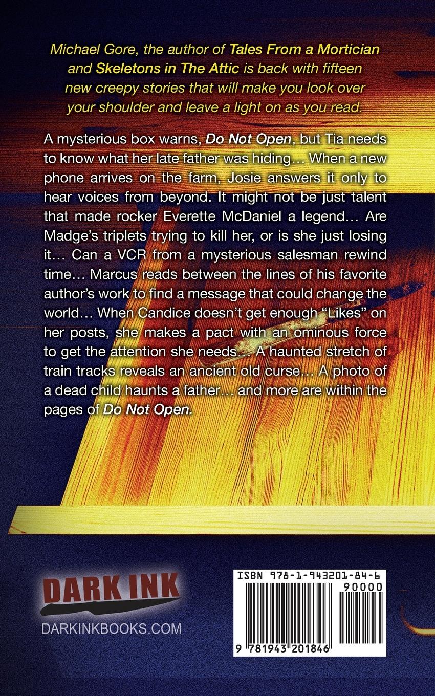 Rückseitencover Do Not Open