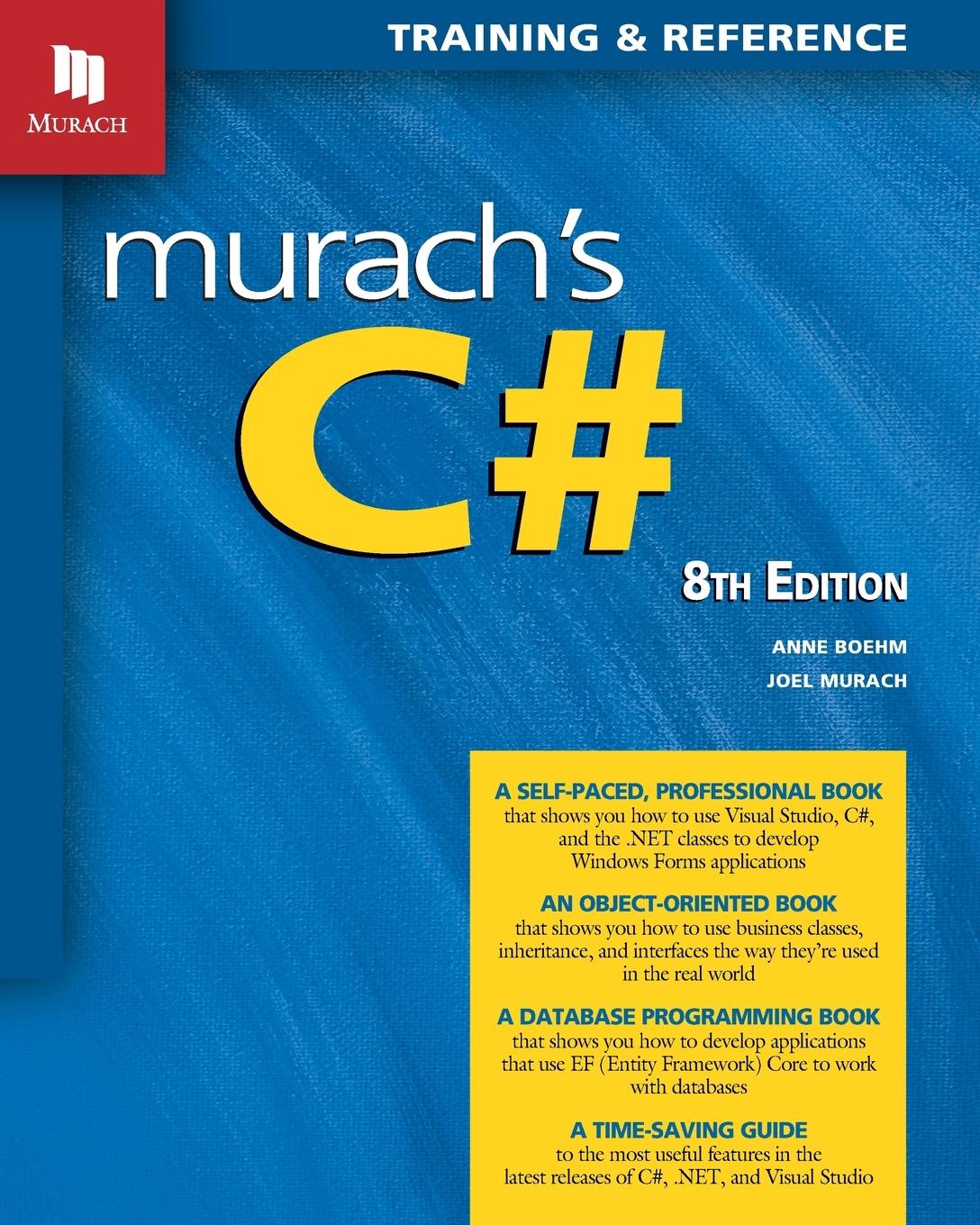 Vorderes Coverbild Murach's C# (8th Edition)
