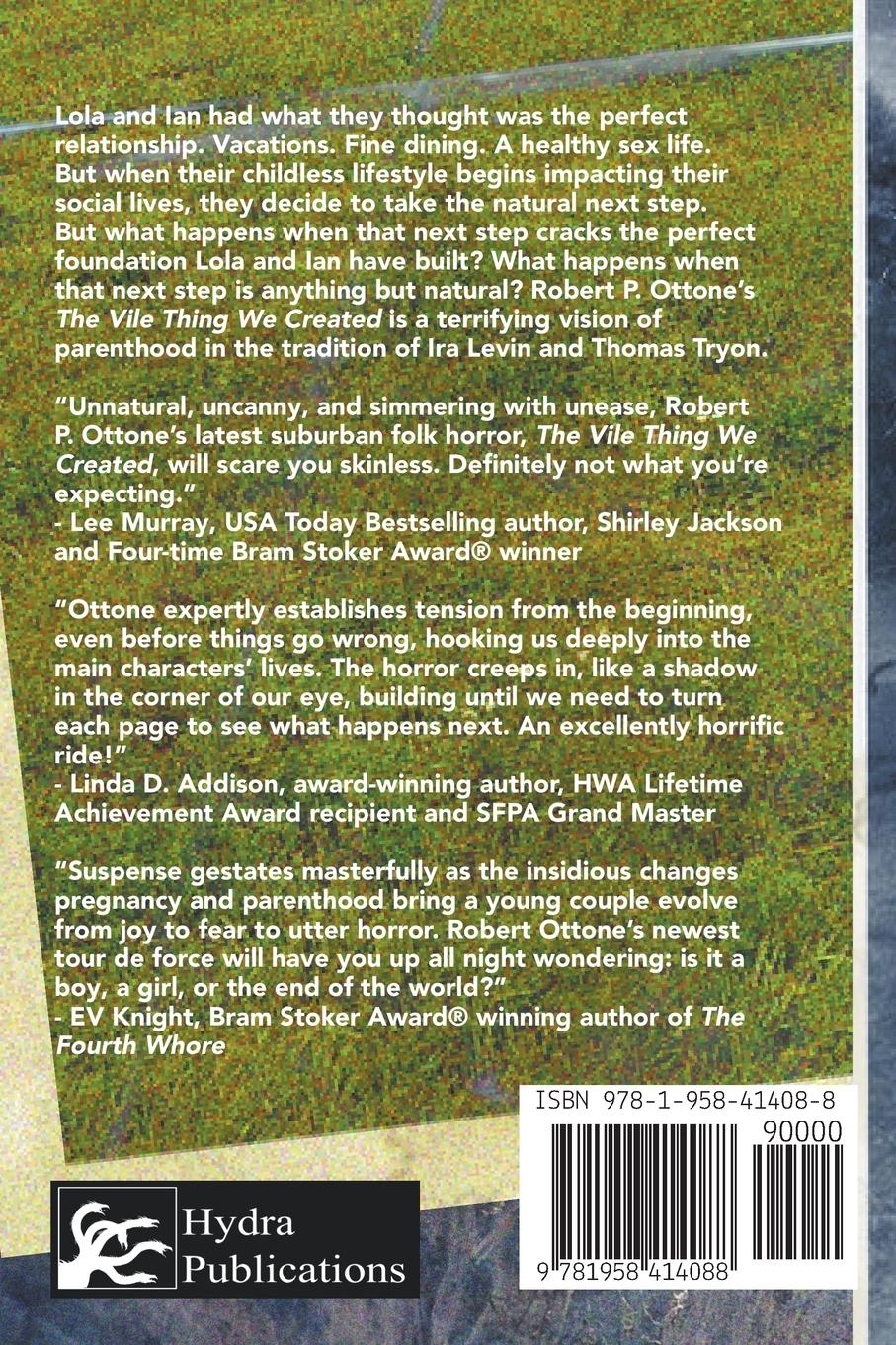 Rückseitencover The Vile Thing We Created