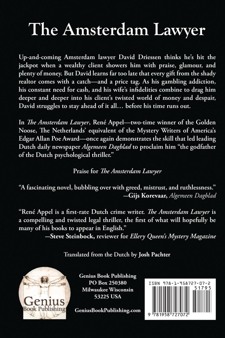Rückseitencover The Amsterdam Lawyer
