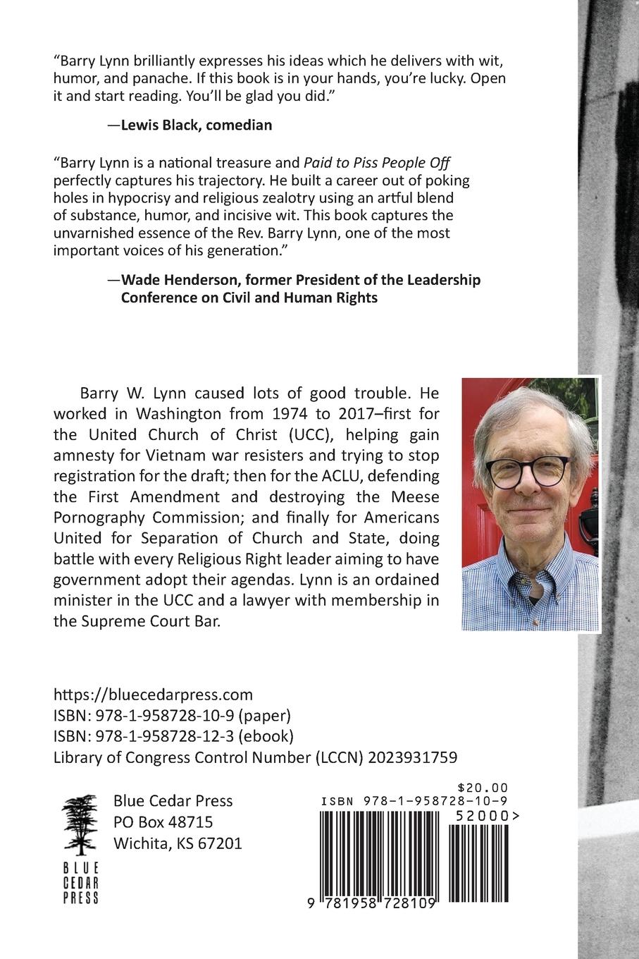 Rückseitencover Paid to Piss People Off