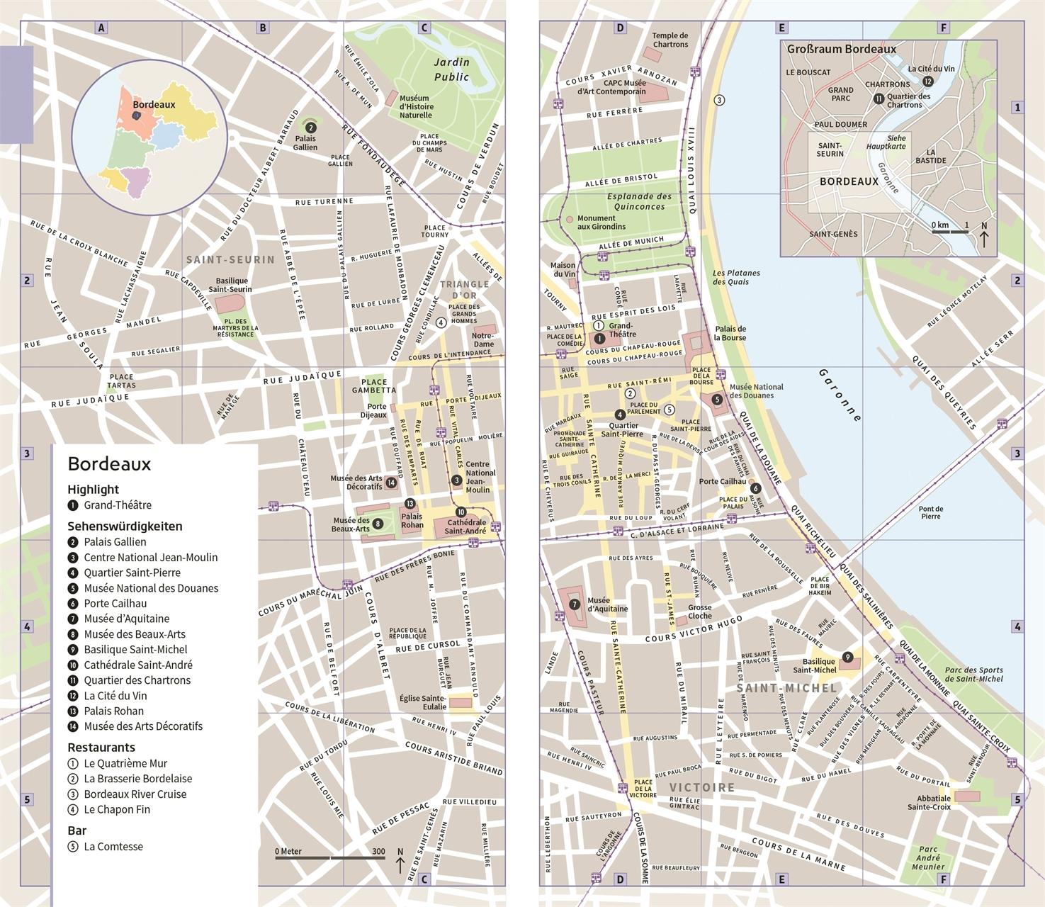 Beispielinhalt (Bild) Vis-à-Vis Reiseführer Südwestfrankreich