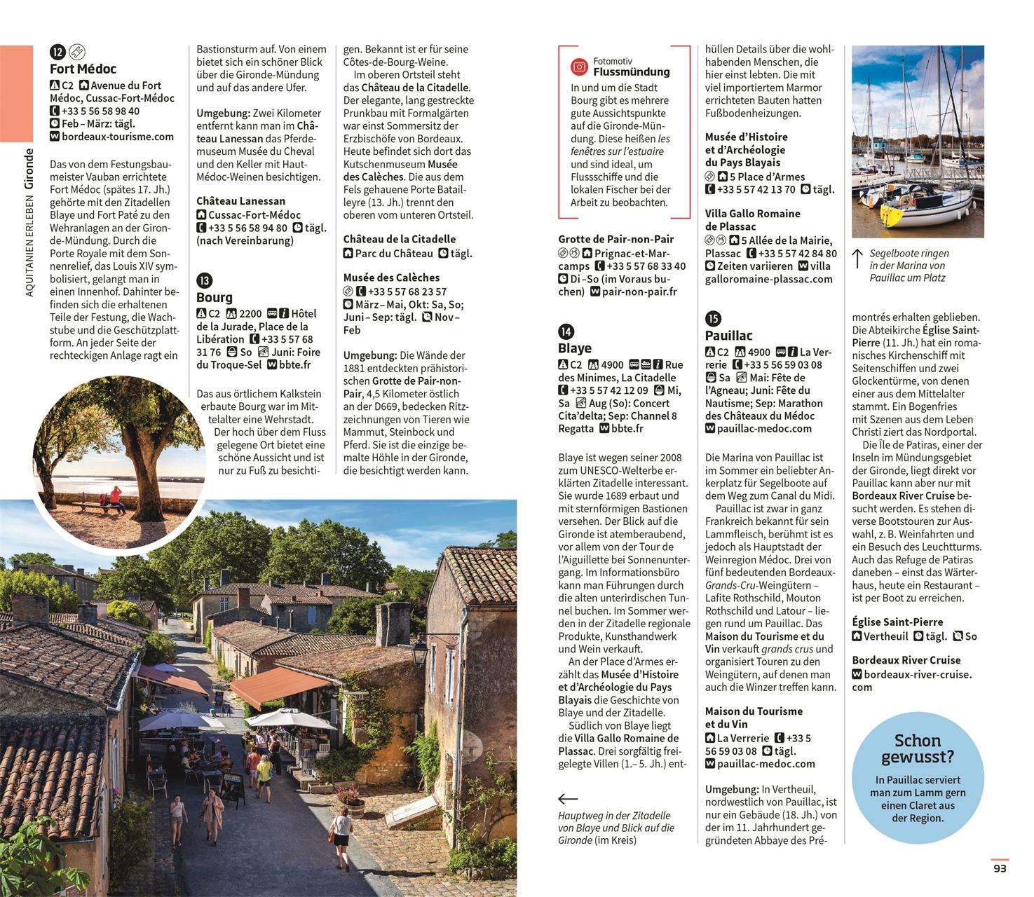 Beispielinhalt (Bild) Vis-à-Vis Reiseführer Südwestfrankreich