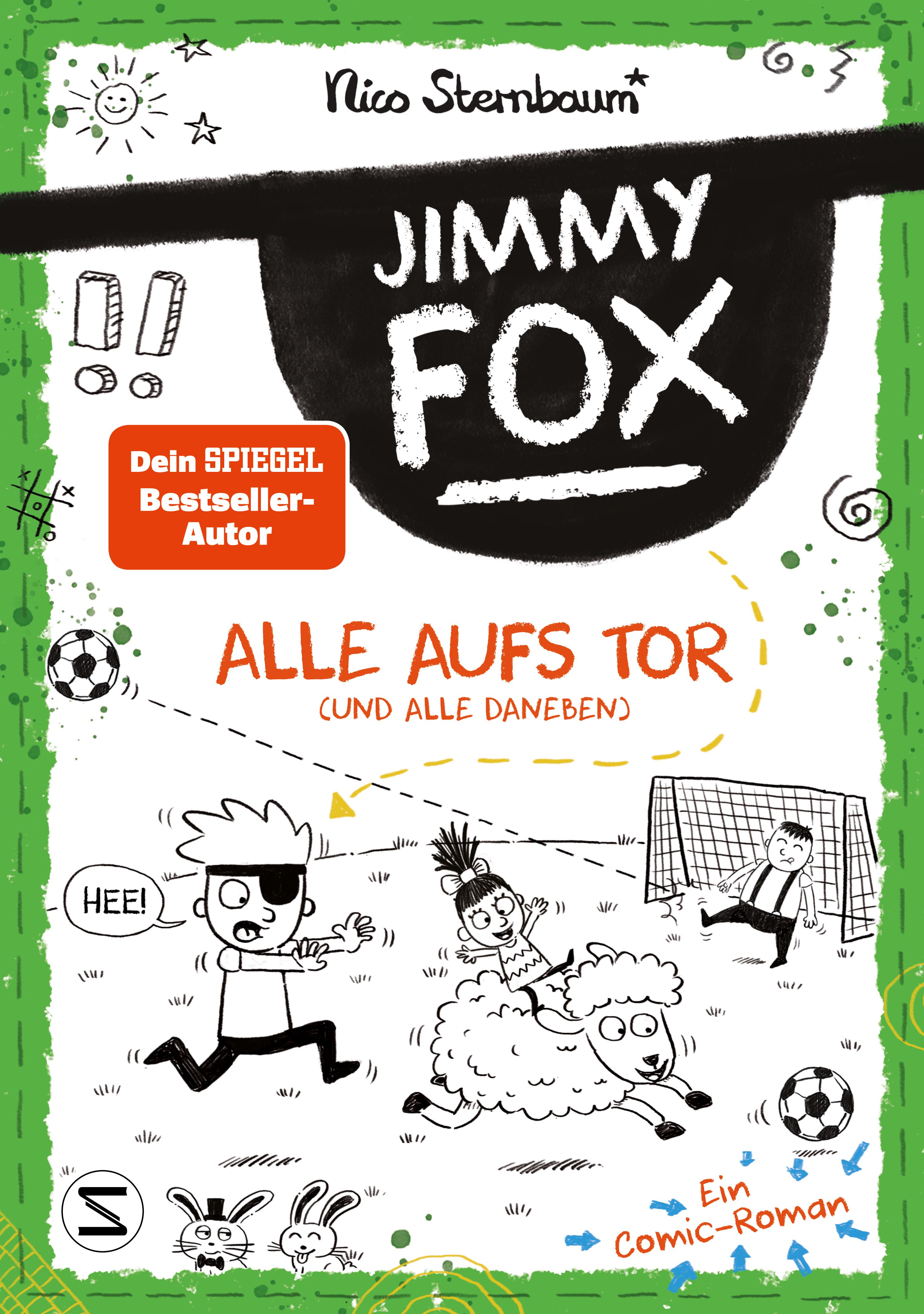 Vorderes Coverbild Jimmy Fox. Alle aufs Tor (und alle daneben)