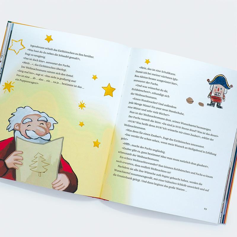 Beispielinhalt (Bild) Drei Freunde warten auf Weihnachten