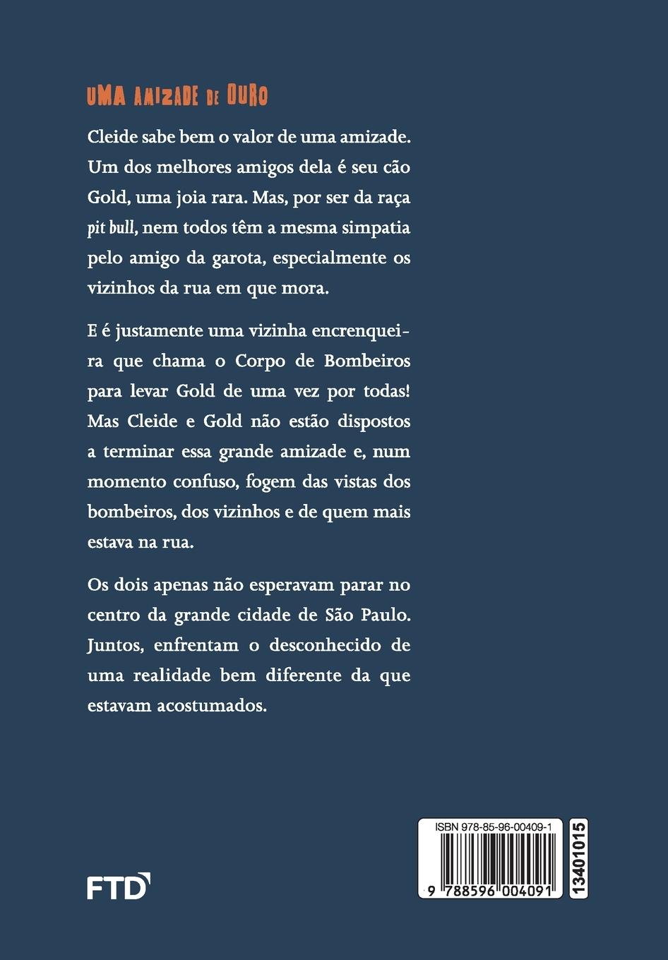 Rückseitencover Uma amizade de ouro