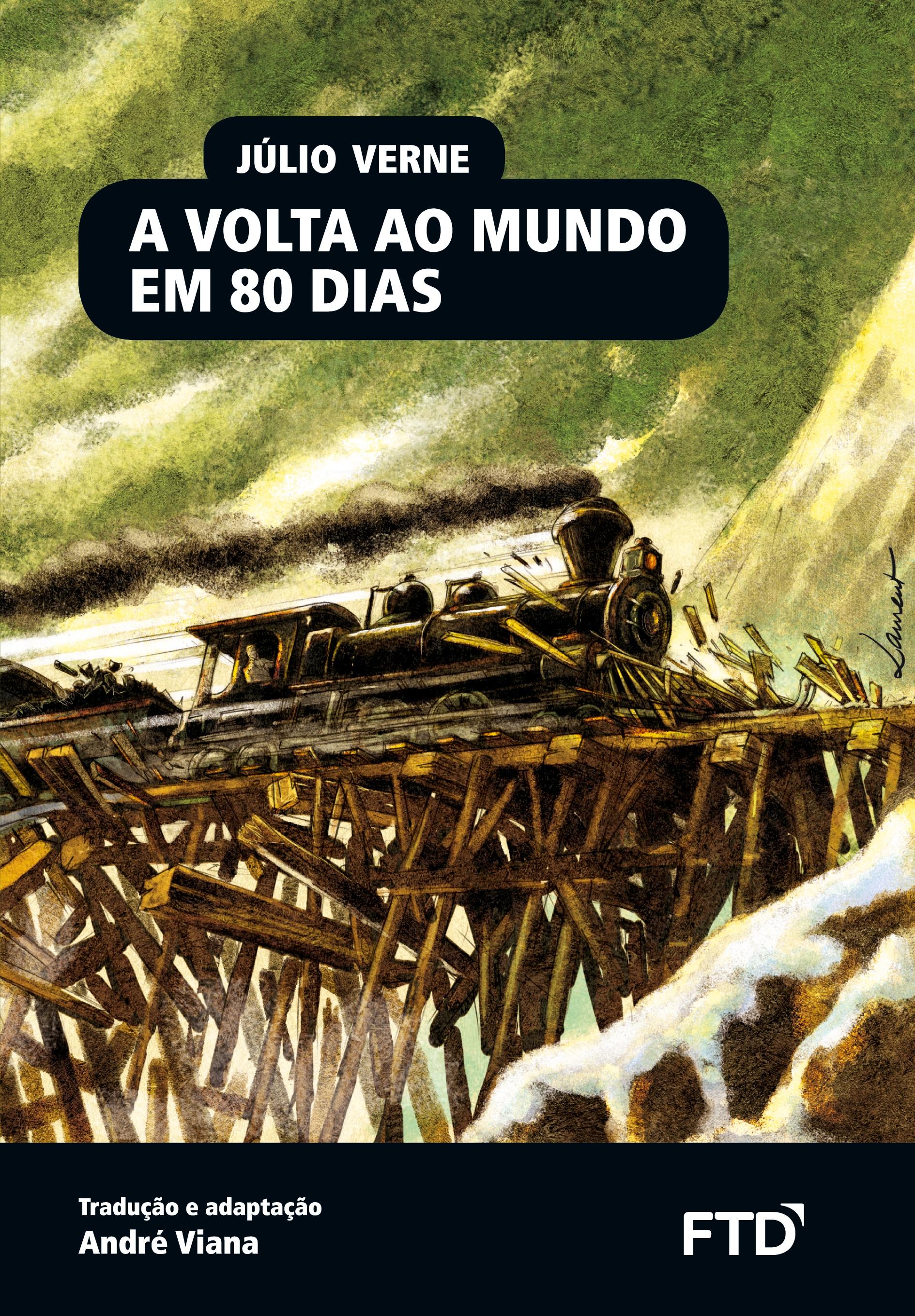 Vorderes Coverbild A volta ao mundo em 80 dias