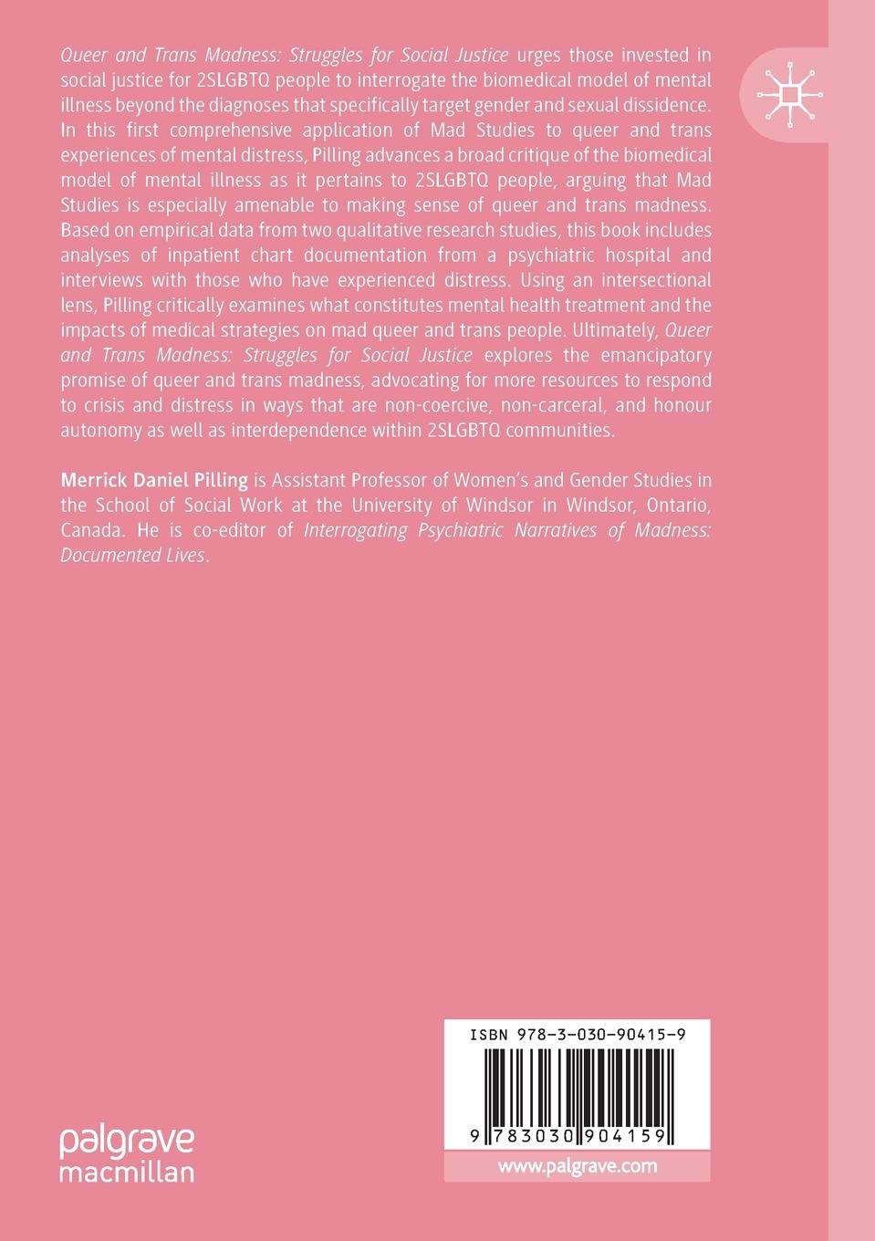 Rückseitencover Queer and Trans Madness