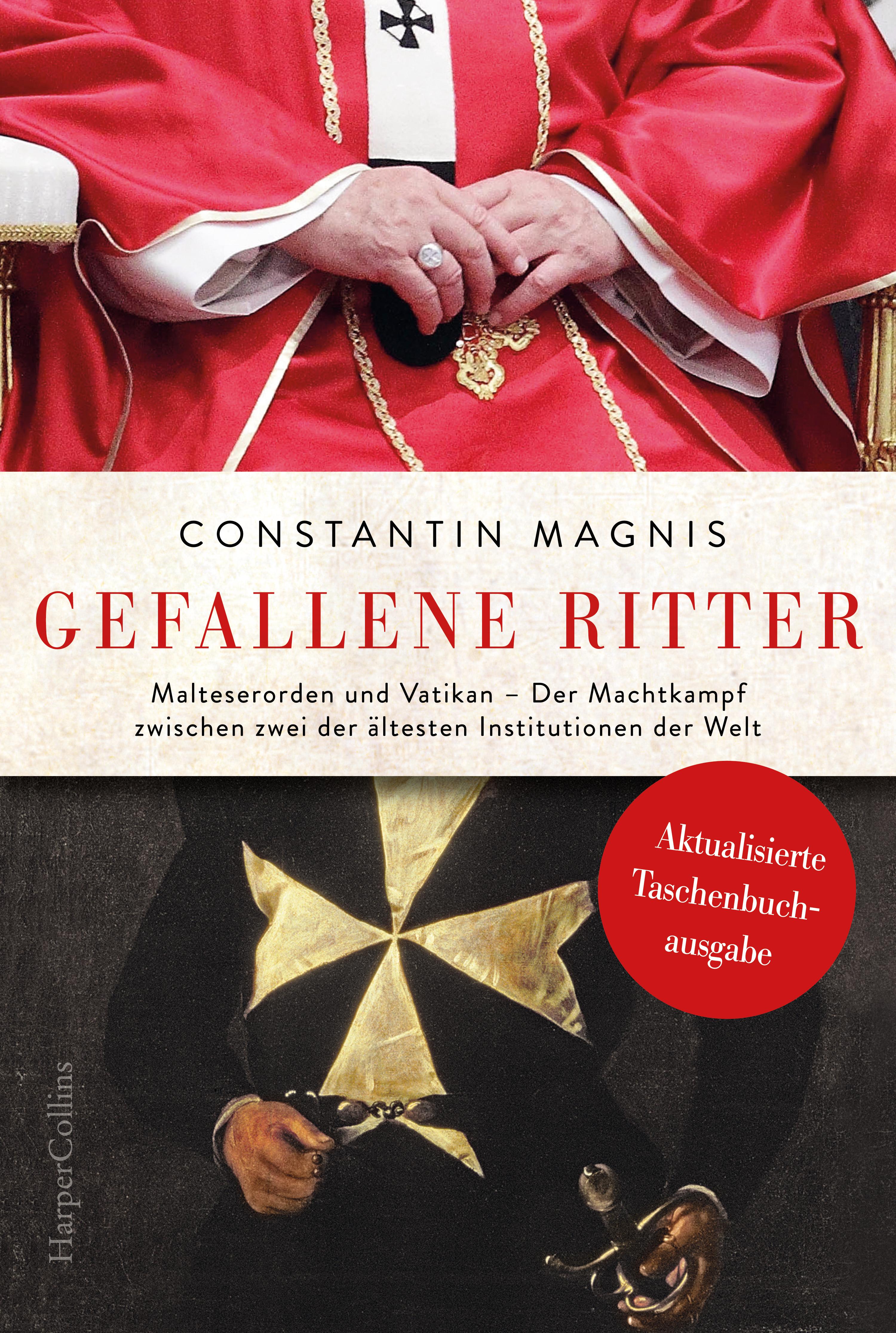Vorderes Coverbild Gefallene Ritter. Malteserorden und Vatikan. Der Machtkampf zwischen zwei der ältesten Institutionen der Welt - AKTUALISIERTE TASCHENBUCHAUSGABE