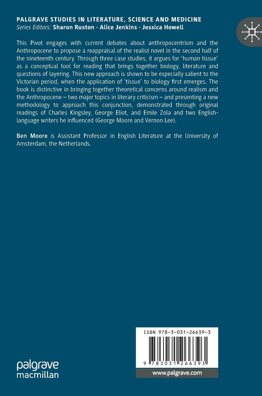 Rückseitencover Human Tissue in the Realist Novel, 1850-1895