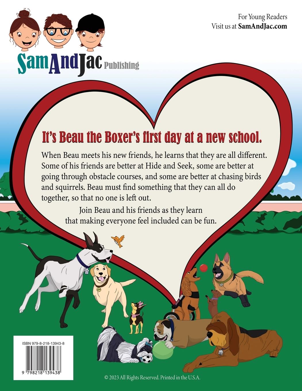 Rückseitencover Beau the Boxer's First Day at School