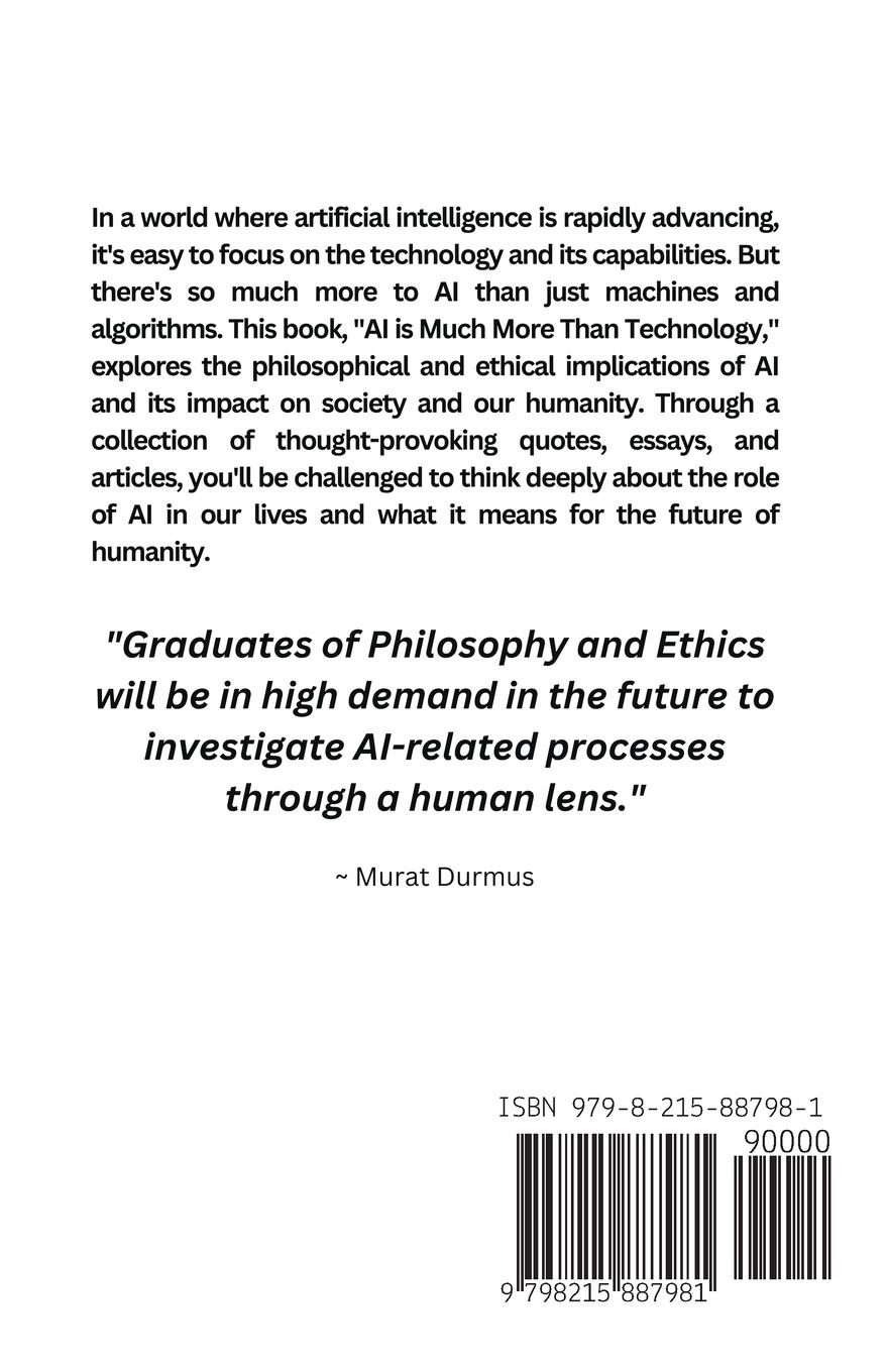 Rückseitencover AI is much more than Technology