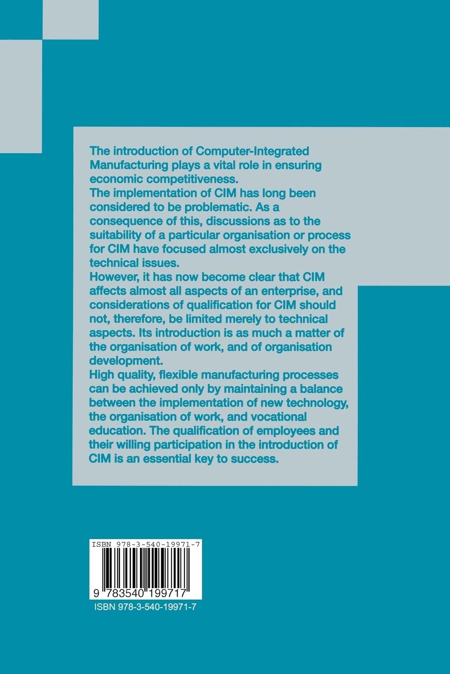 Rückseitencover Qualification for Computer-Integrated Manufacturing