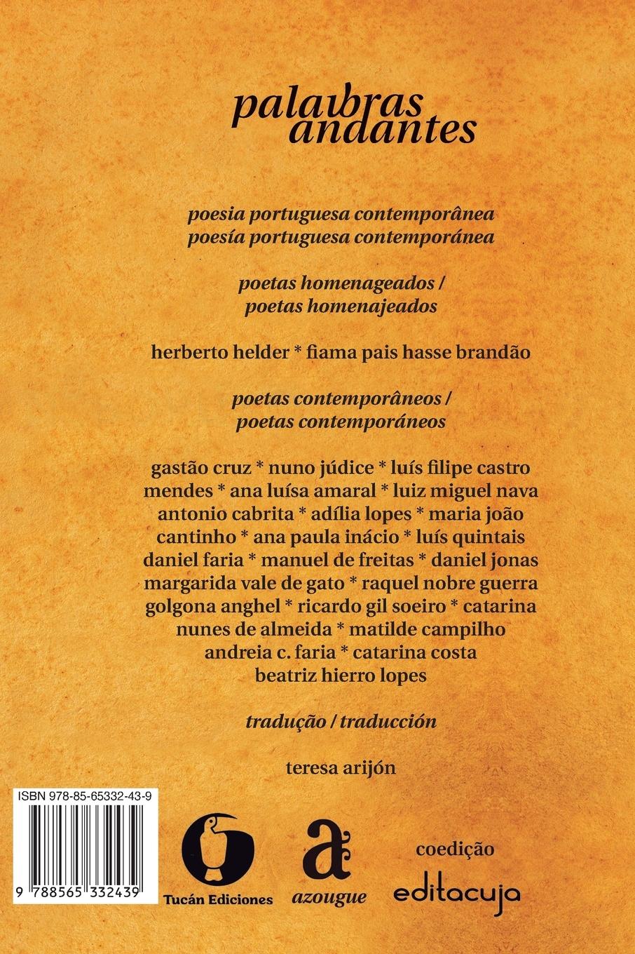 Rückseitencover Palavbras Andantes - Portugal