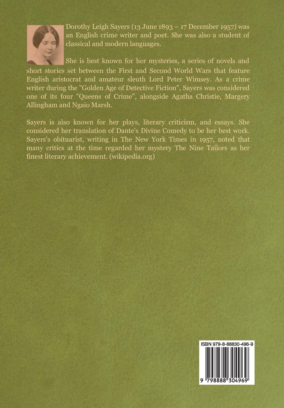 Rückseitencover Whose Body? A Lord Peter Wimsey Novel