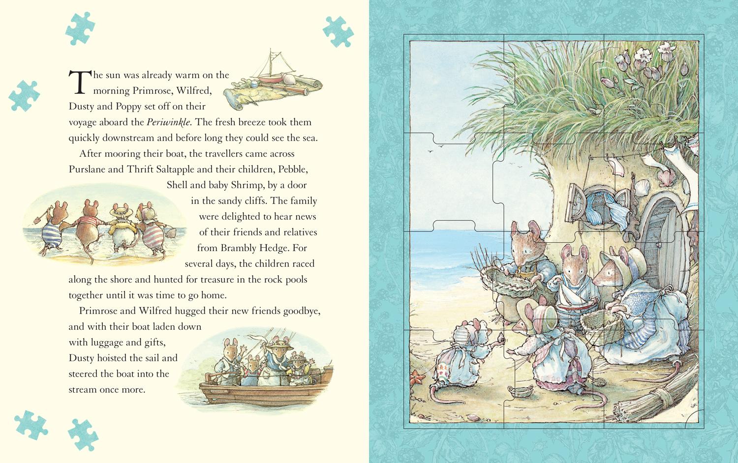 Beispielinhalt (Bild) The Brambly Hedge Jigsaw Book
