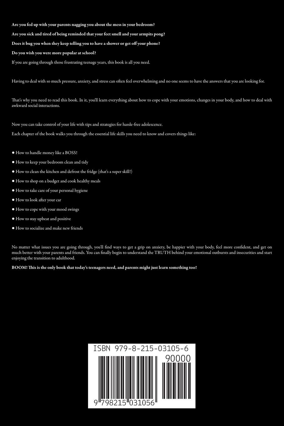 Rückseitencover Positive Life Skills For Teens