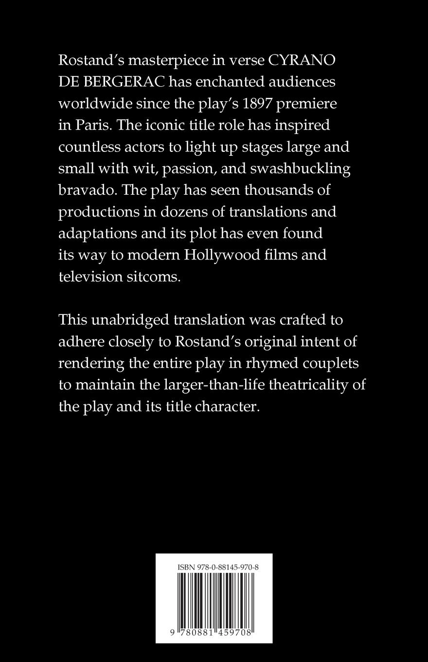 Rückseitencover Cyrano de Bergerac