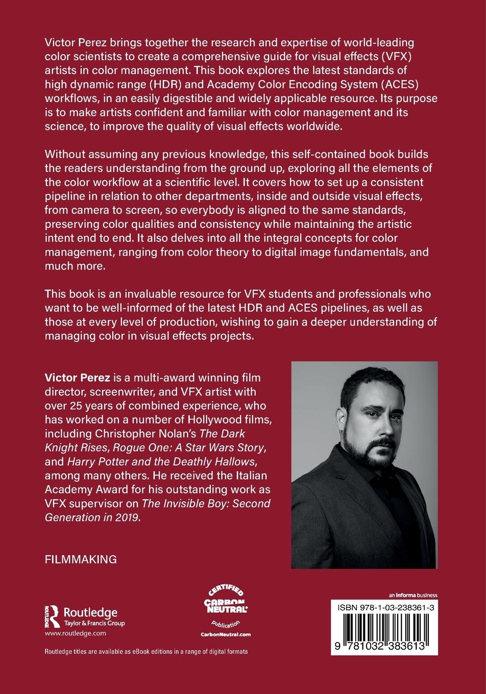 Rückseitencover The Color Management Handbook for Visual Effects Artists