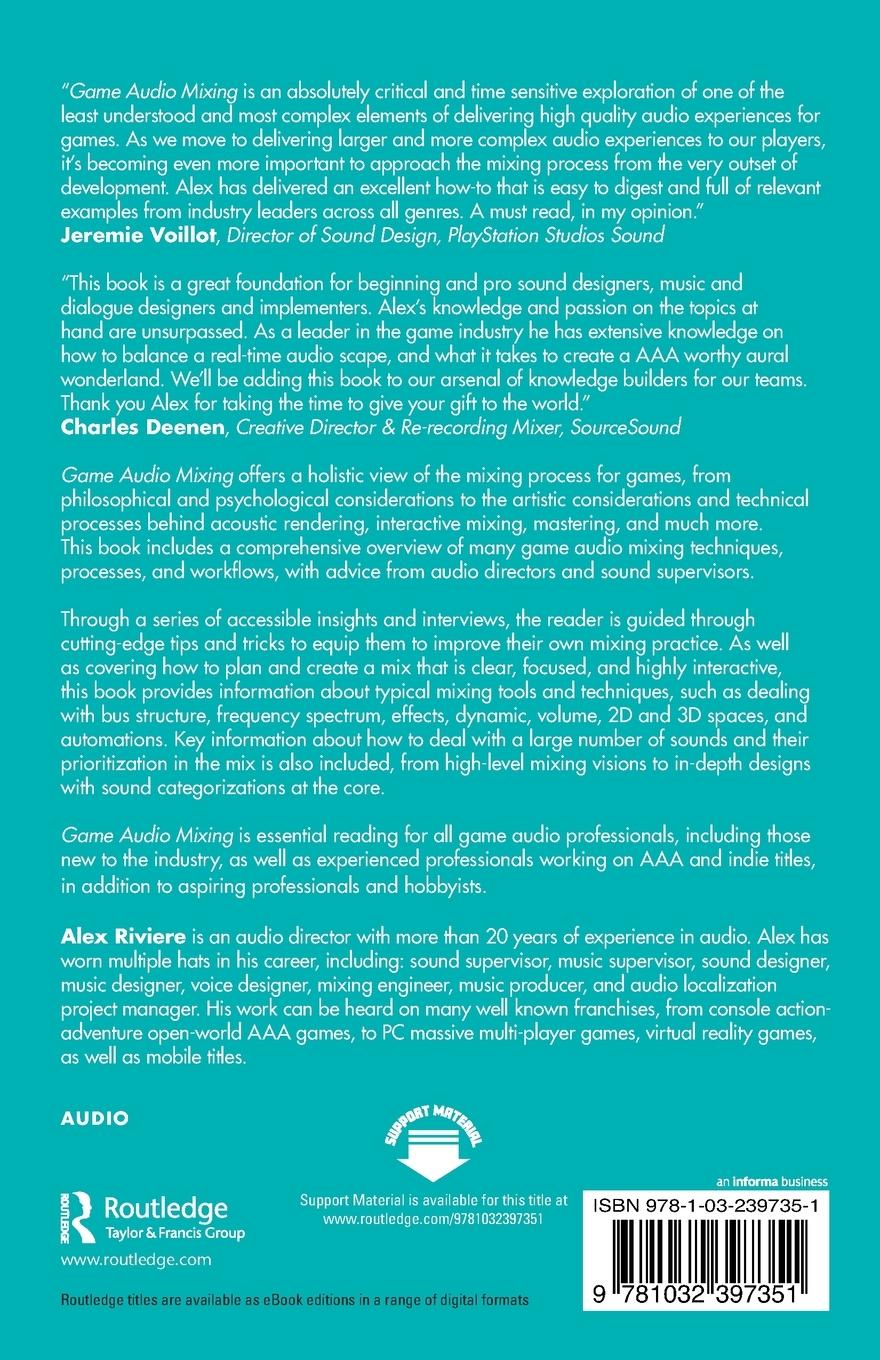 Rückseitencover Game Audio Mixing