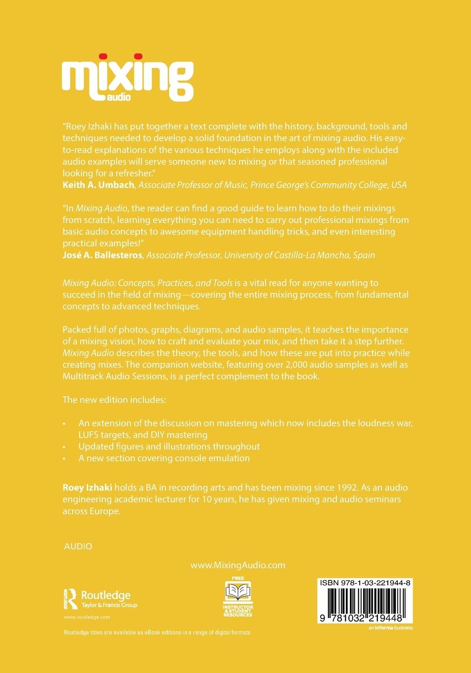 Rückseitencover Mixing Audio