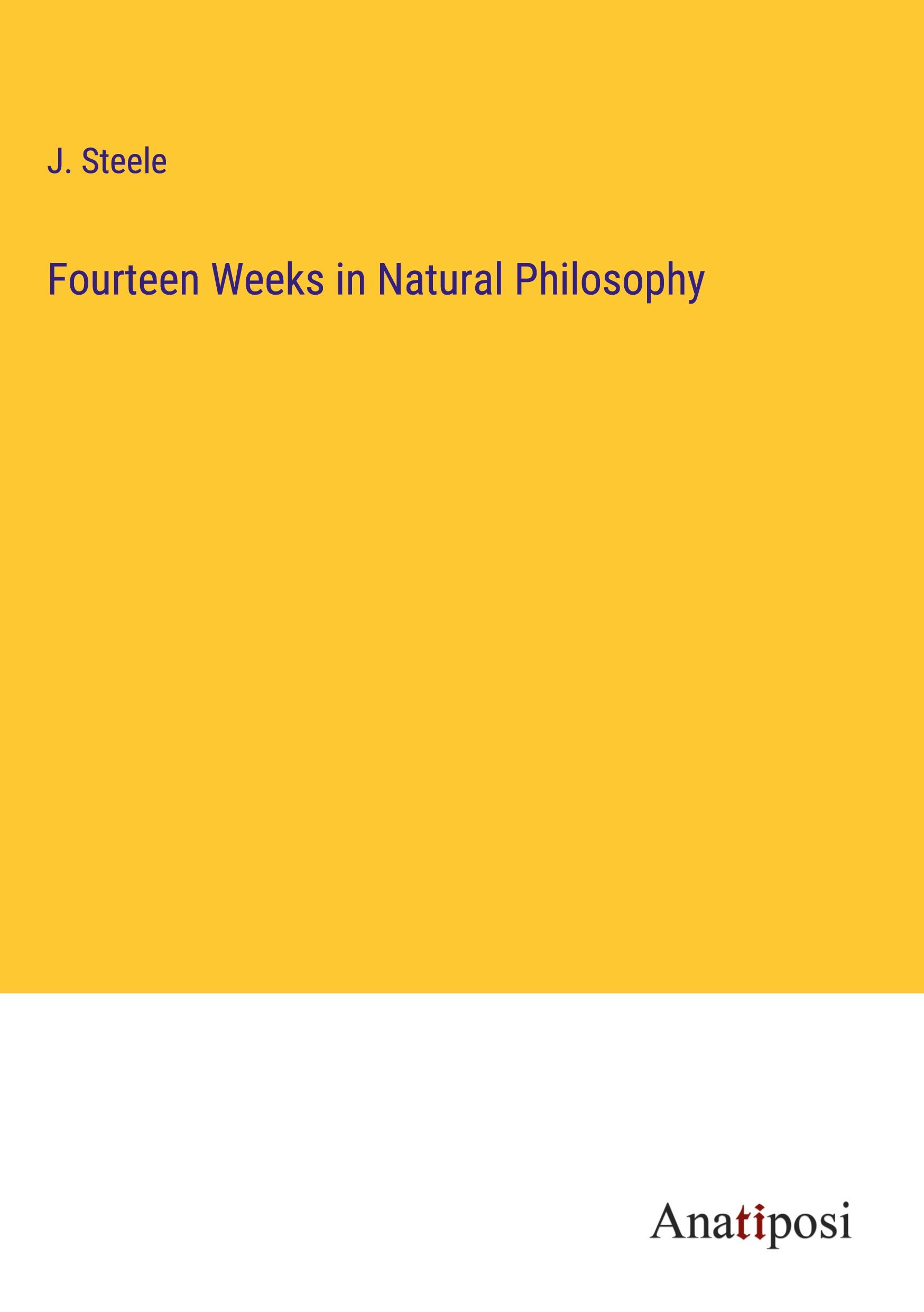 Vorderes Coverbild Fourteen Weeks in Natural Philosophy