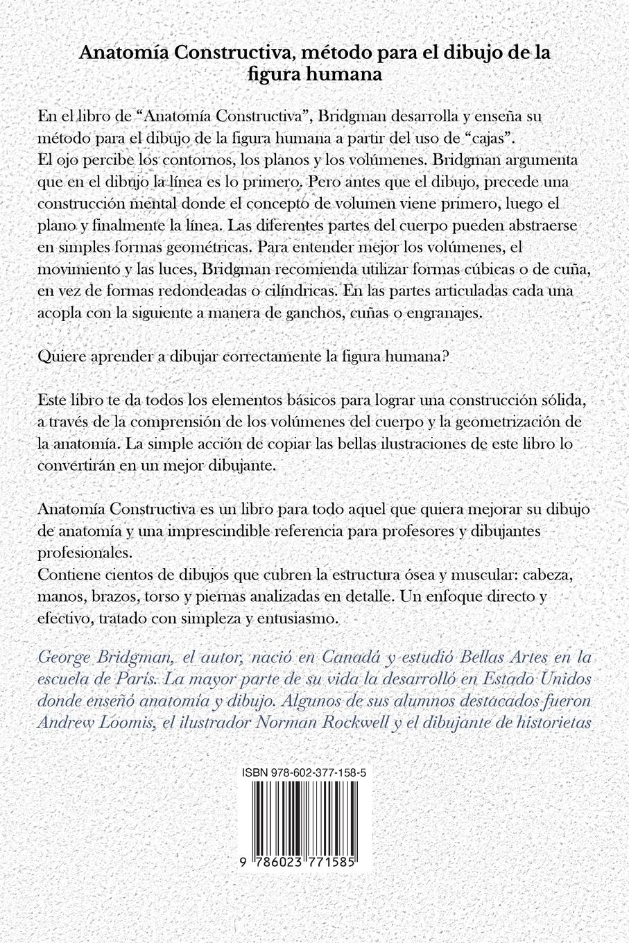 Rückseitencover Anatomia Constructiva