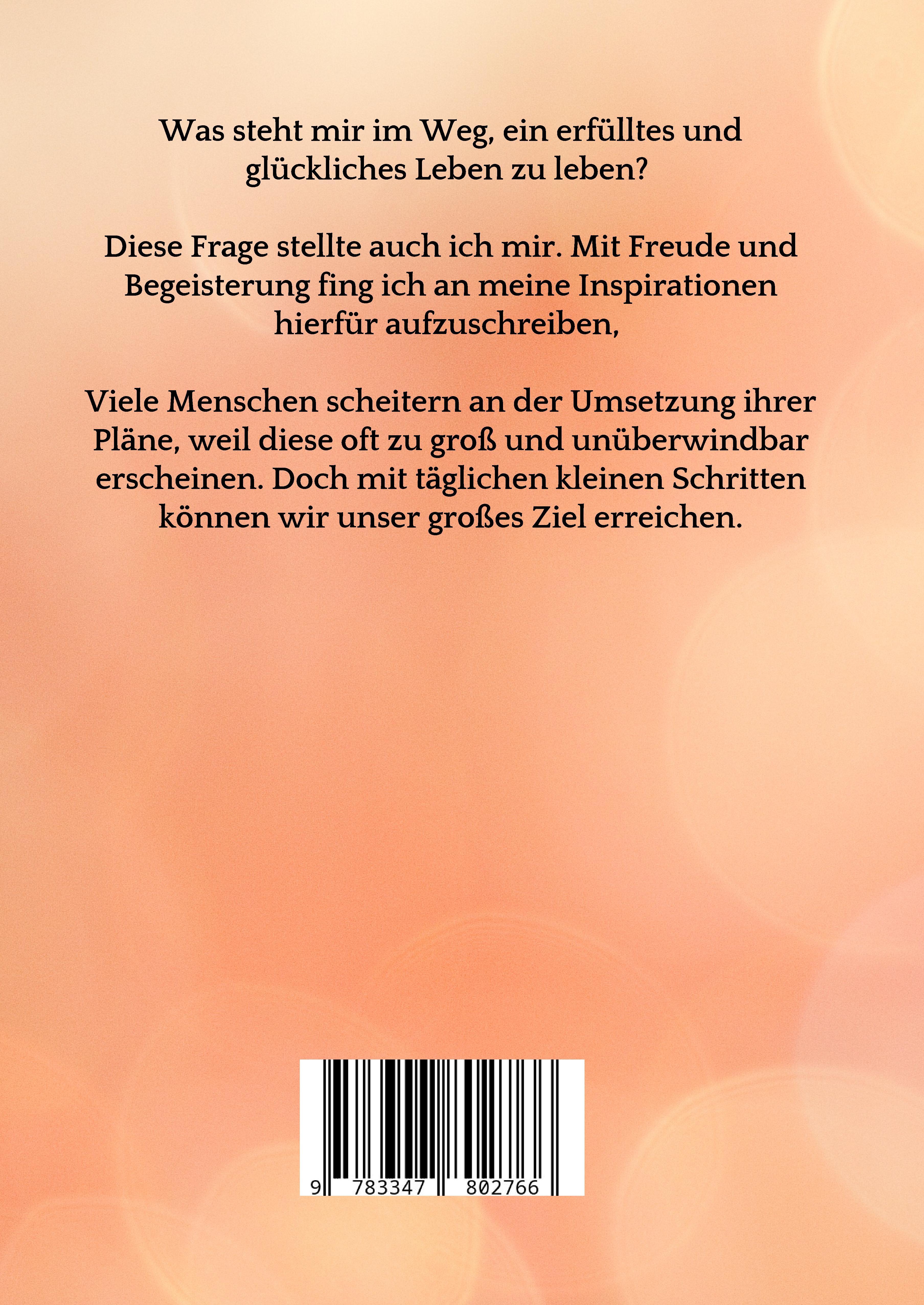 Rückseitencover Mein Weg in ein erfülltes Leben