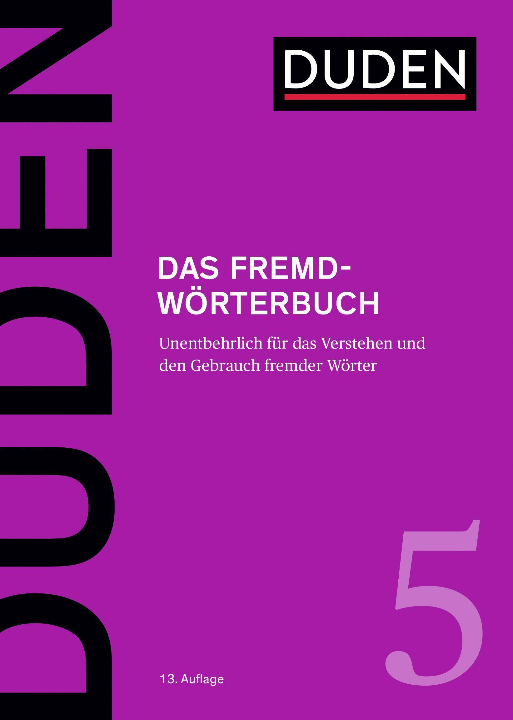 Vorderes Coverbild Das Fremdwörterbuch