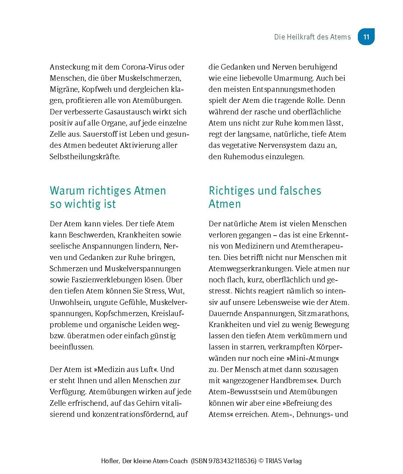 Beispielinhalt (Bild) Der kleine Atem-Coach