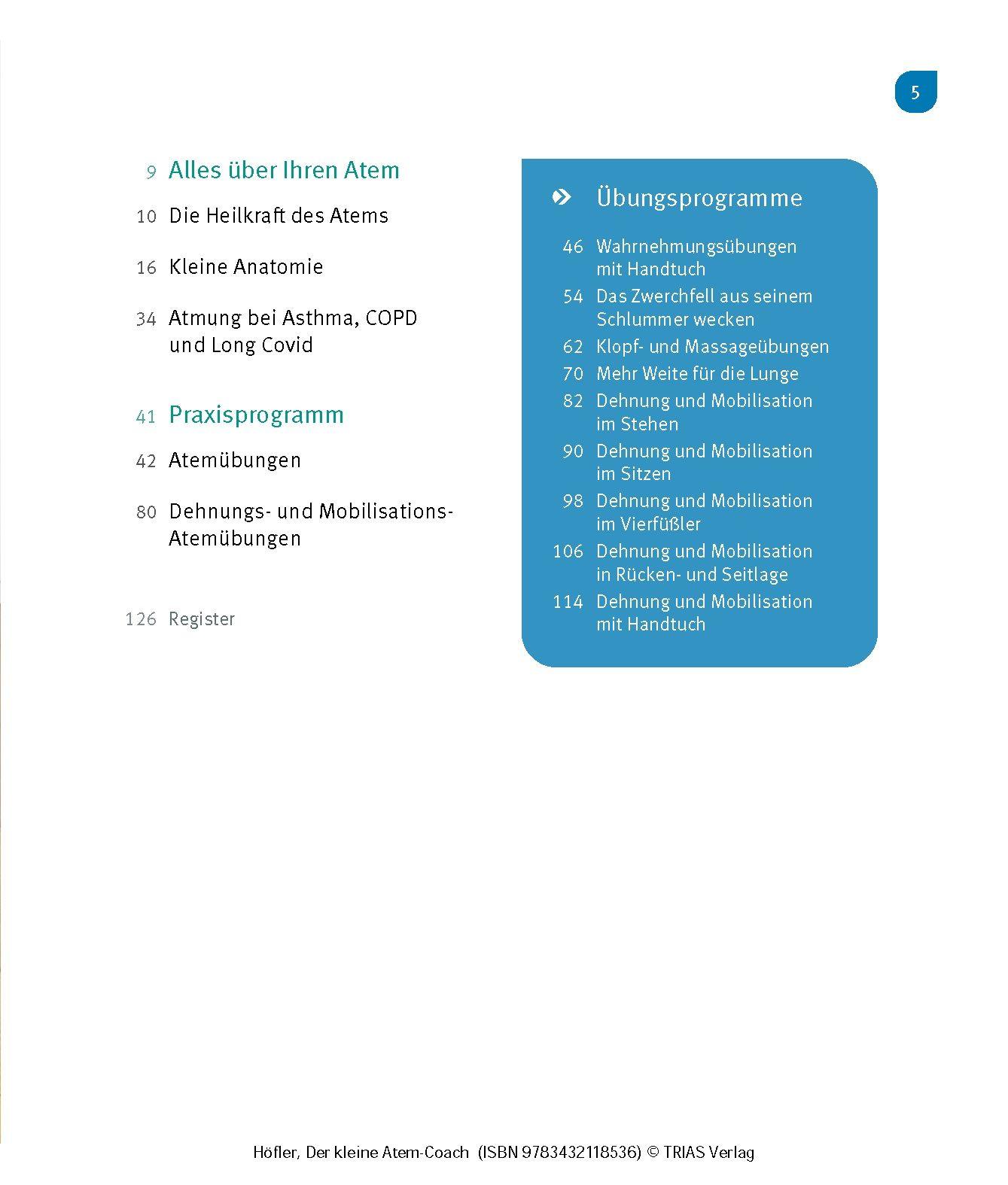 Beispielinhalt (Bild) Der kleine Atem-Coach