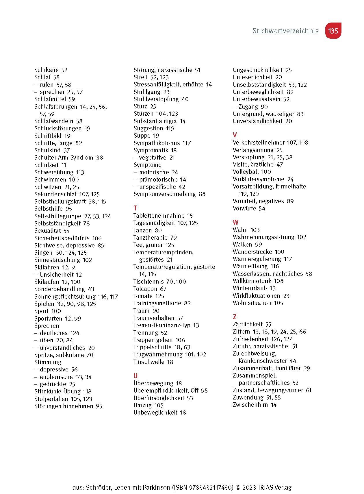 Beispielinhalt (Bild) Leben mit Parkinson