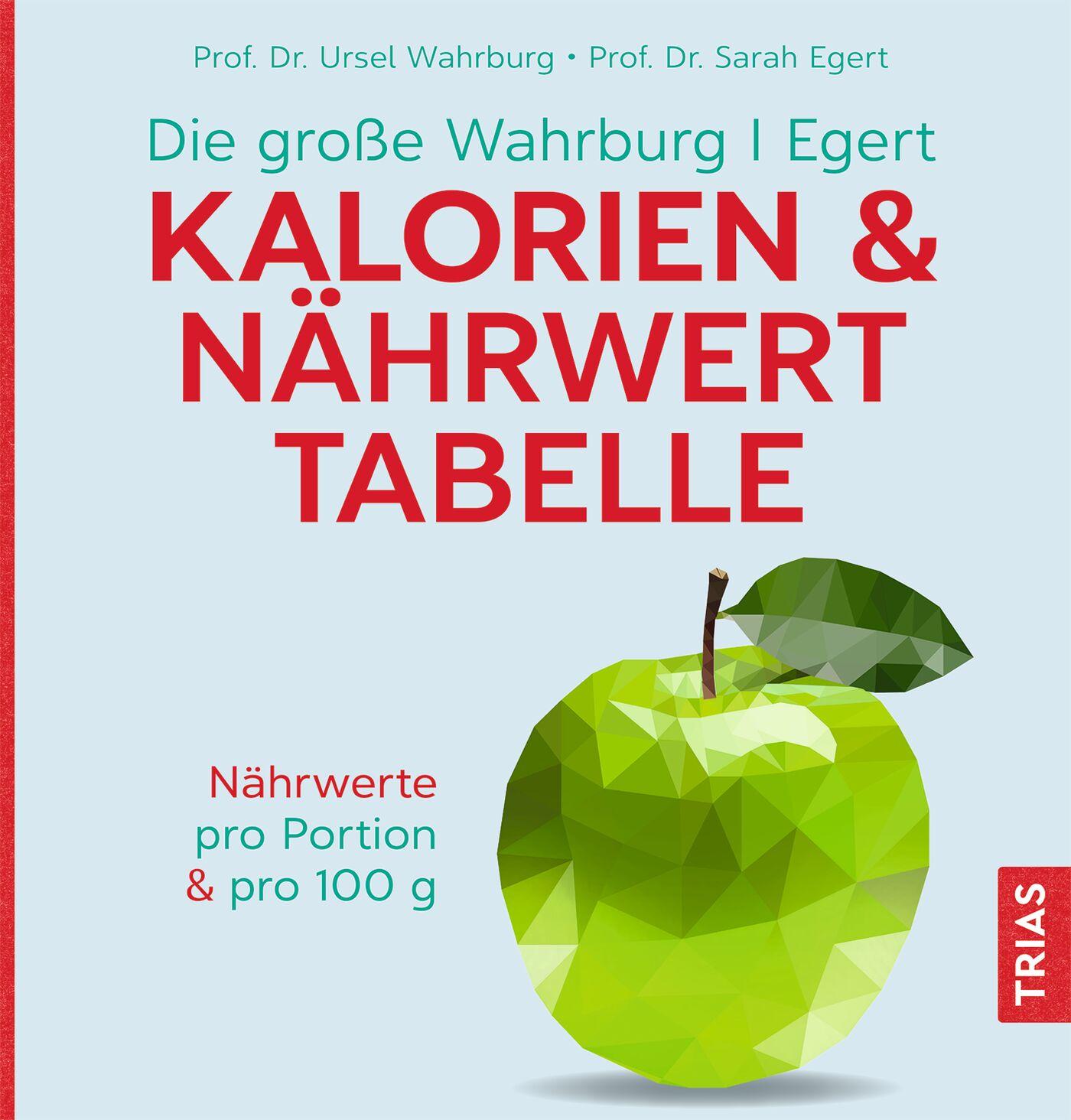 Vorderes Coverbild Die große Wahrburg/Egert Kalorien-&-Nährwerttabelle