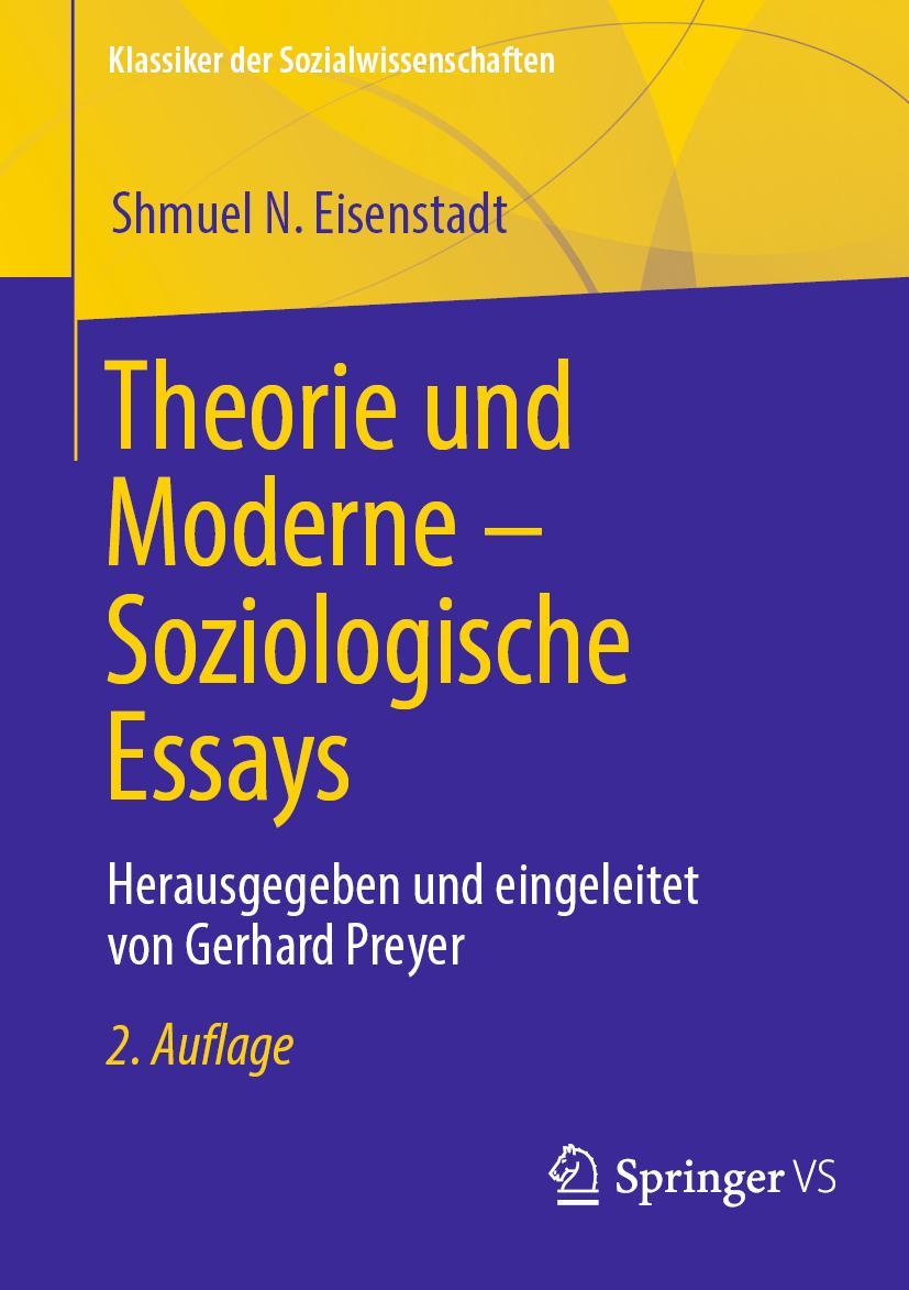 Vorderes Coverbild Theorie und Moderne - Soziologische Essays