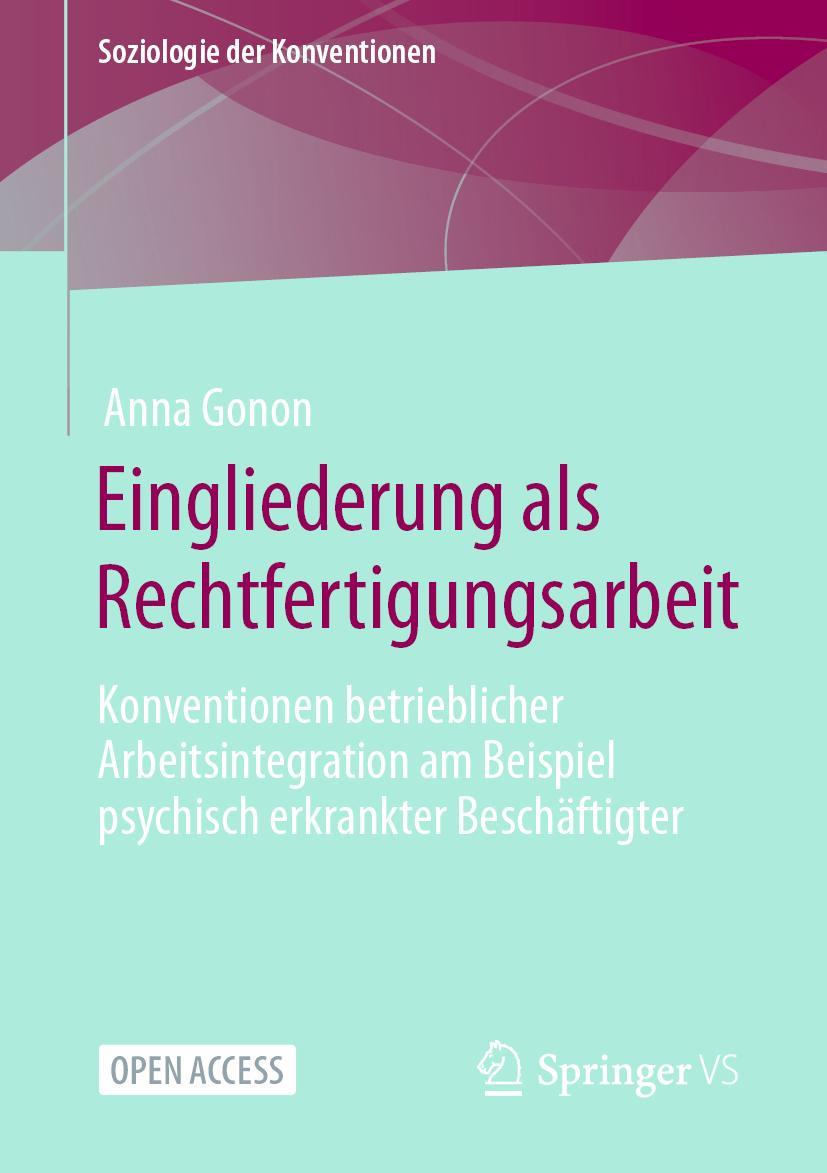 Vorderes Coverbild Eingliederung als Rechtfertigungsarbeit