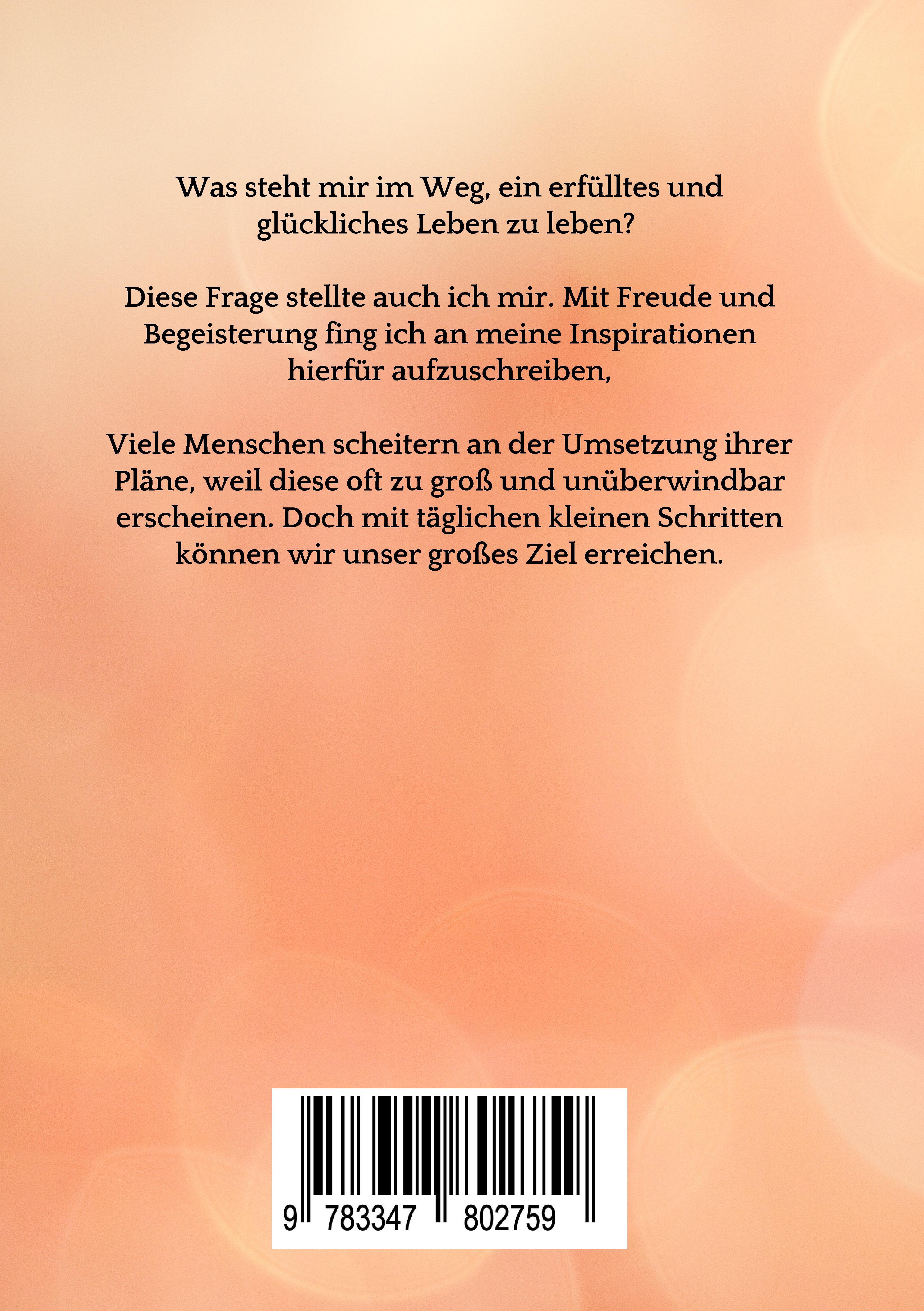 Rückseitencover Mein Weg in ein erfülltes Leben
