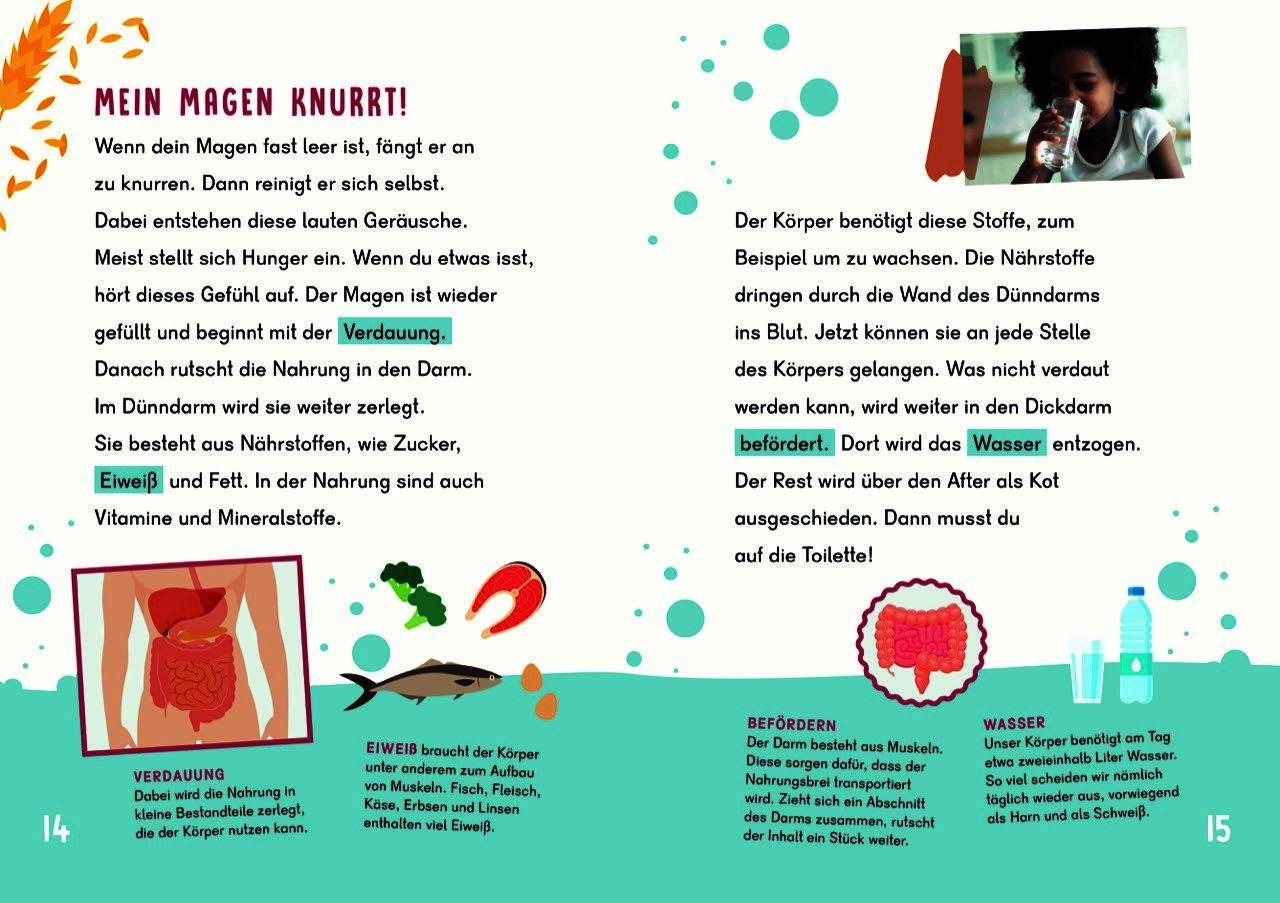 Beispielinhalt (Bild) Dein Lesestart - Mein Körper