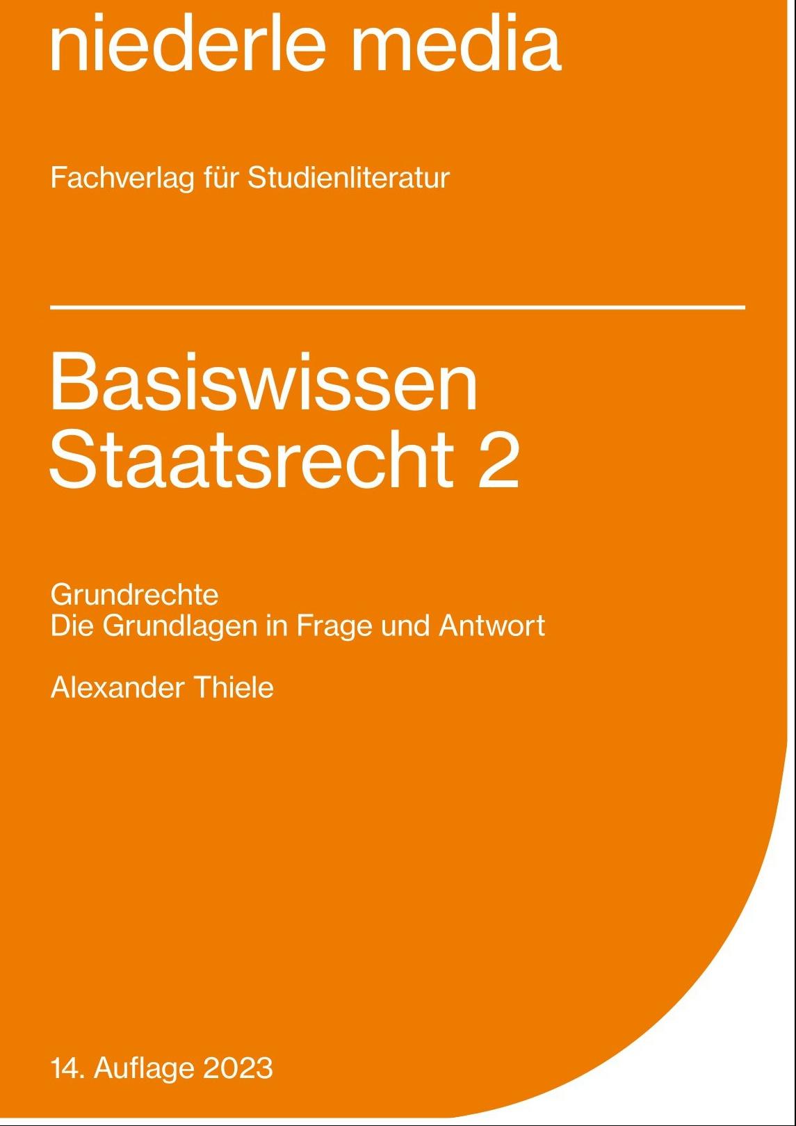 Vorderes Coverbild Basiswissen Staatsrecht 2