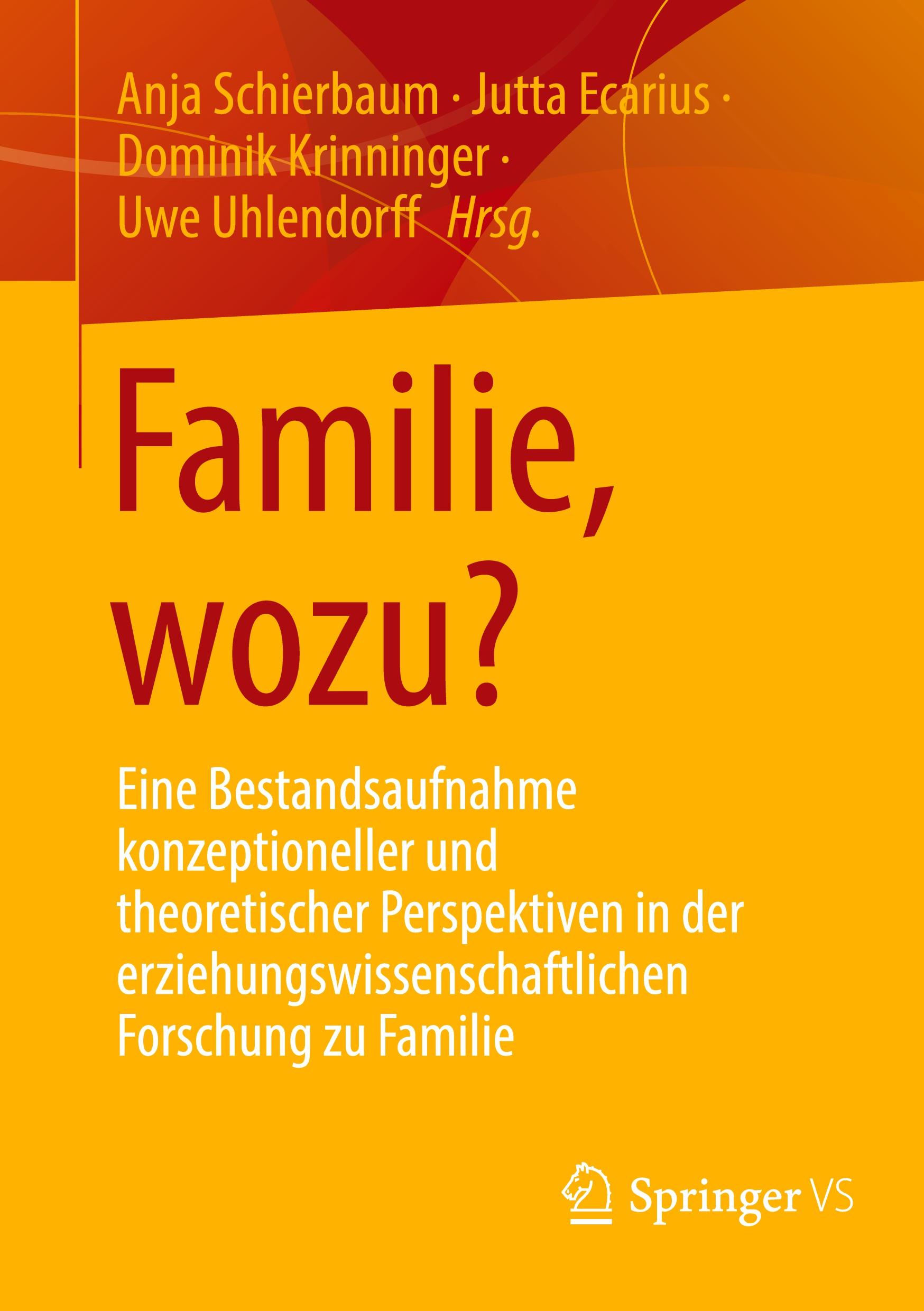 Vorderes Coverbild Familie, wozu?