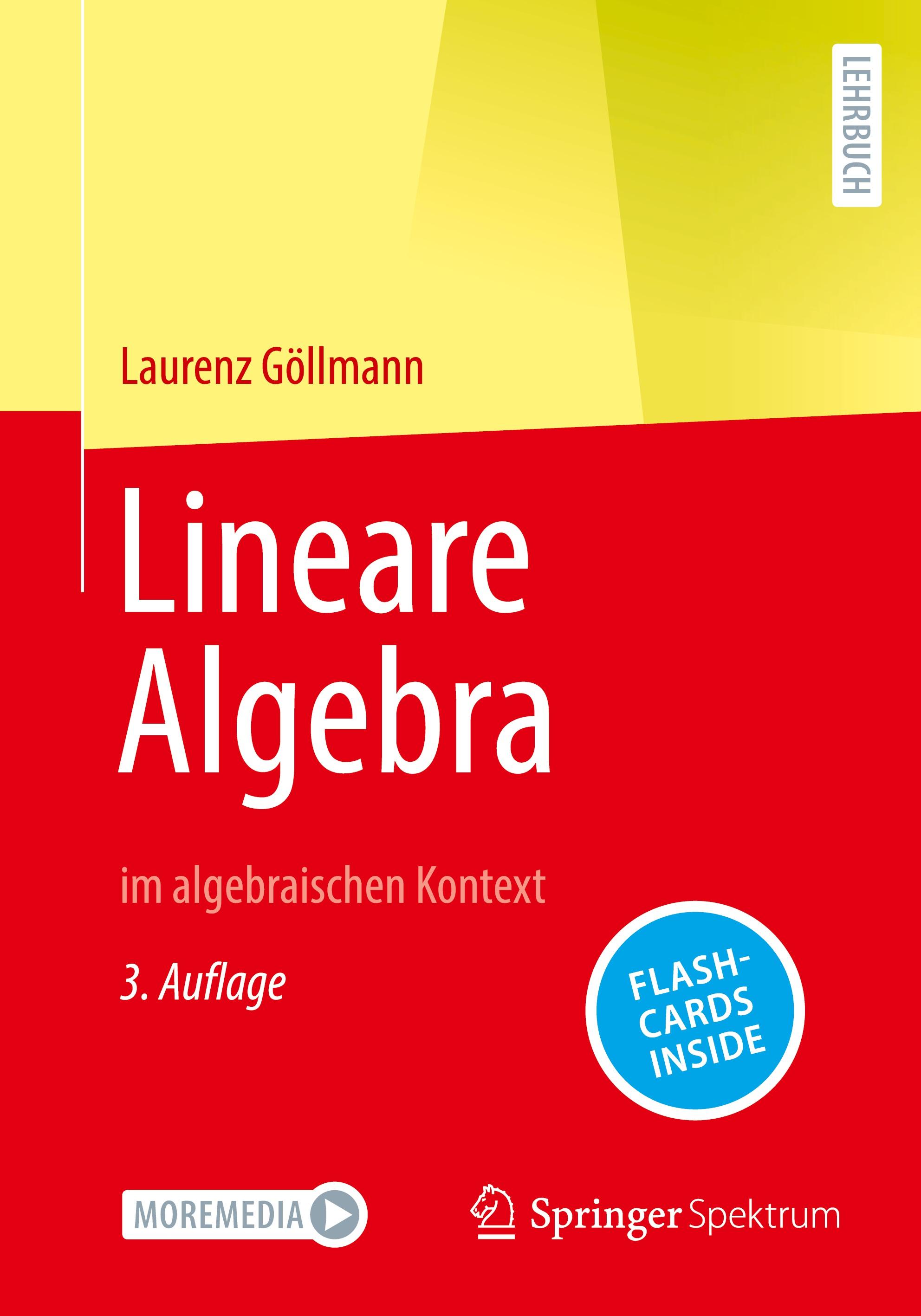 Vorderes Coverbild Lineare Algebra