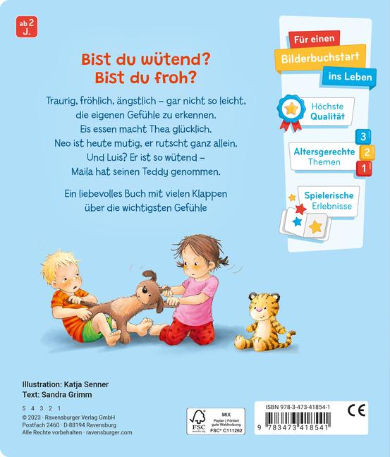 Beispielinhalt (Bild) Mein erstes Gefühle-Buch