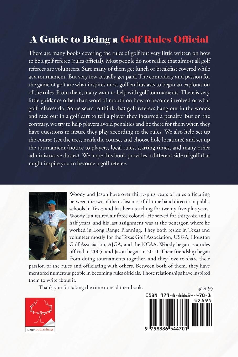 Rückseitencover A Guide to Being a Golf Rules Official