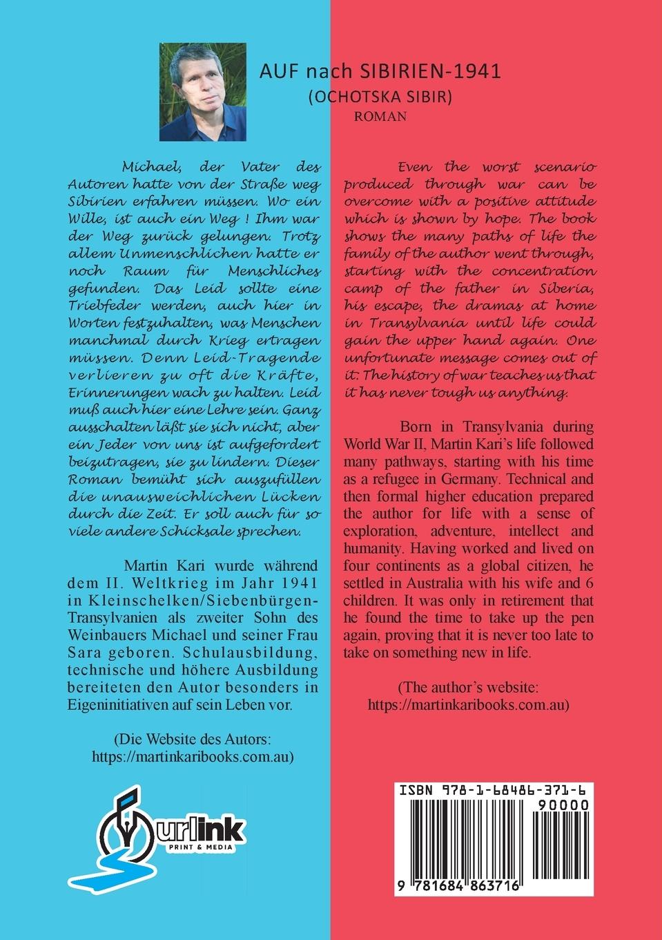 Rückseitencover AUF nach SIBIRIEN 1941