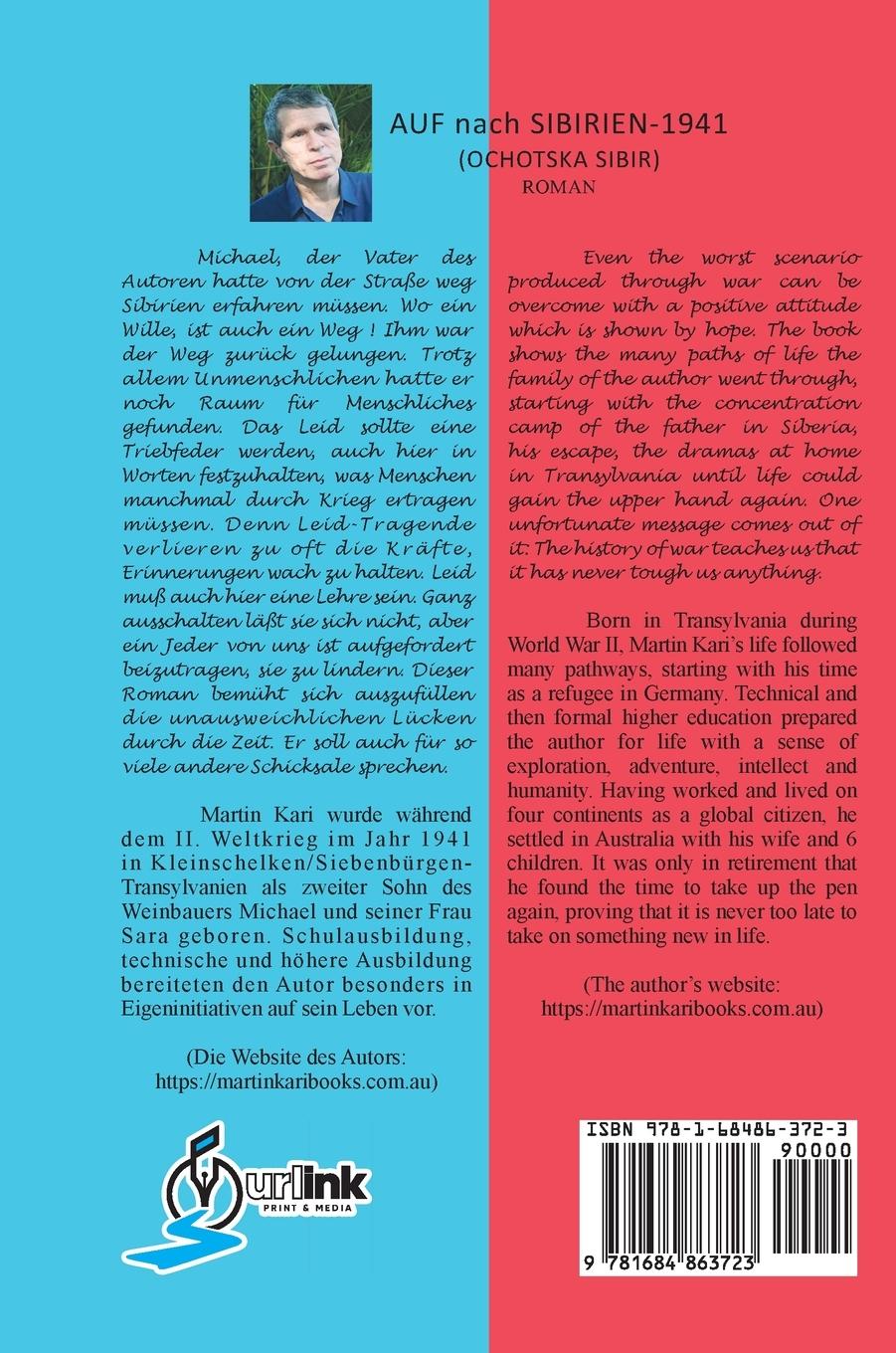 Rückseitencover AUF nach SIBIRIEN 1941